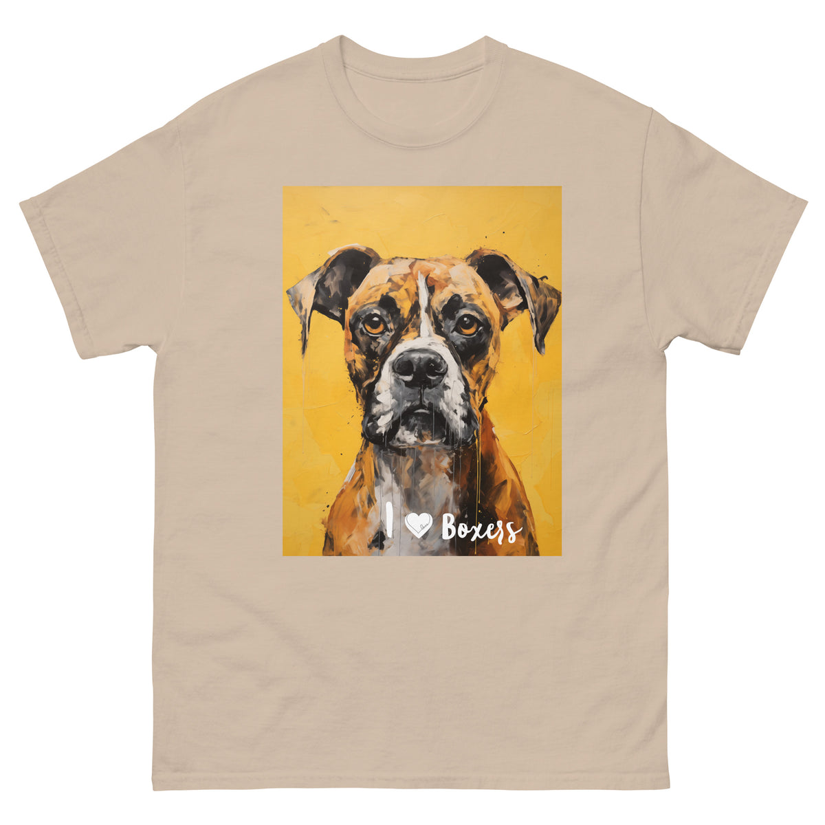 Men's classic tee - I ❤ DOGS - Boxer