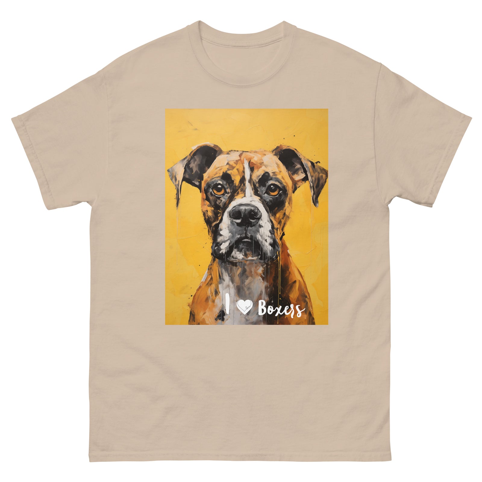 Men's classic tee - I ❤ DOGS - Boxer
