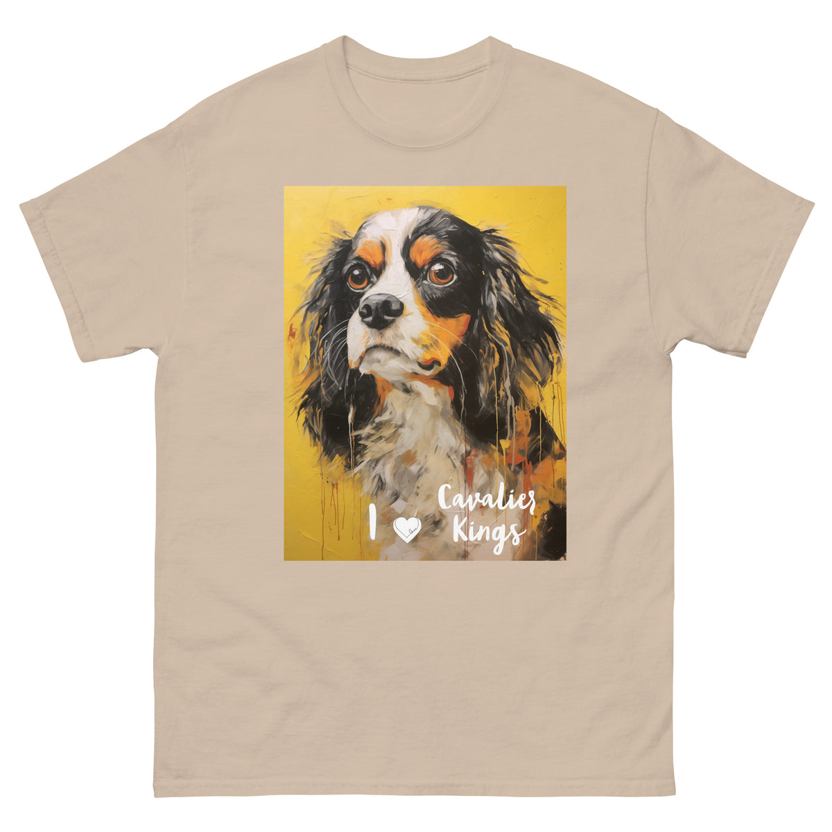Men's classic tee - I ❤ DOGS - Cavalier King Charles Spaniel