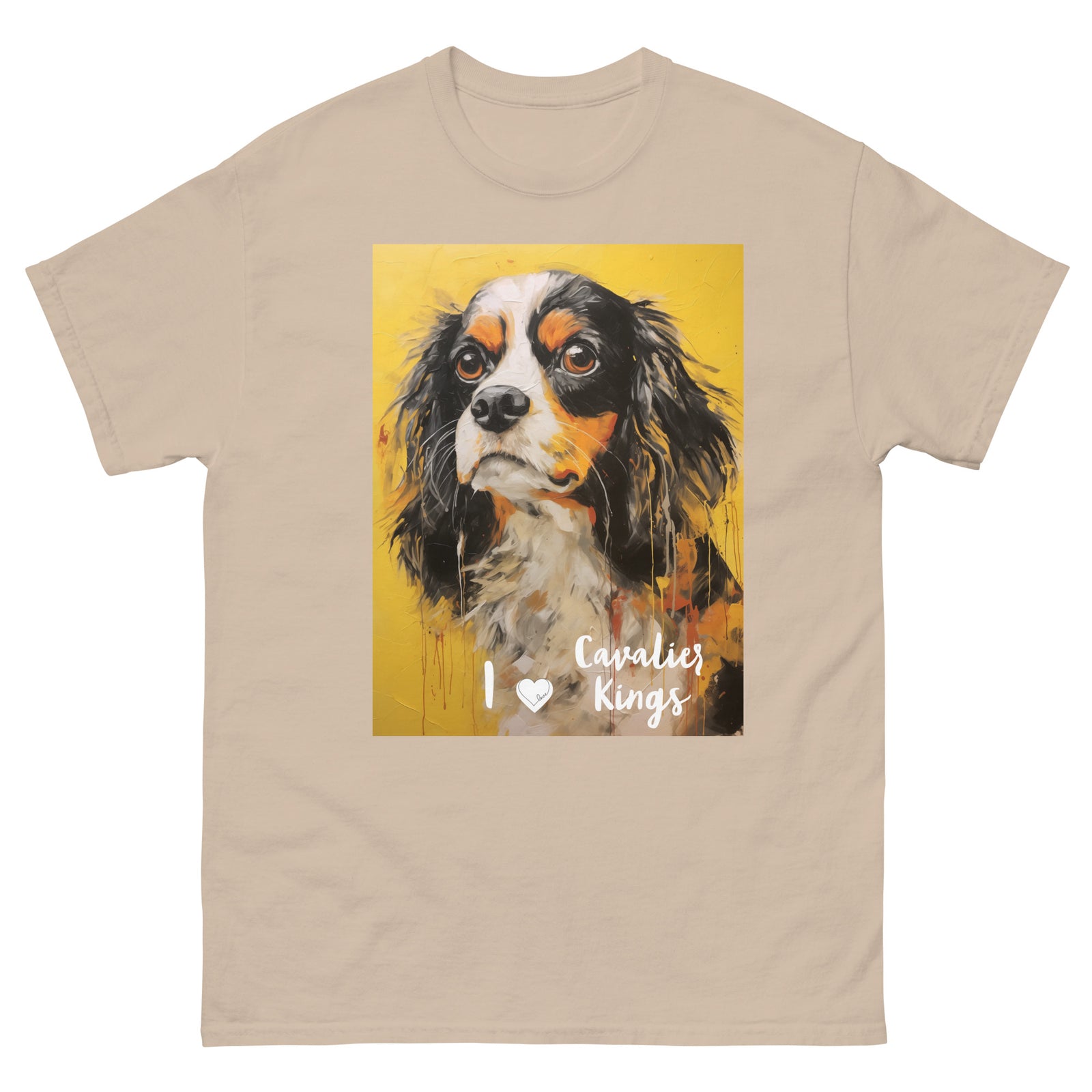 Men's classic tee - I ❤ DOGS - Cavalier King Charles Spaniel