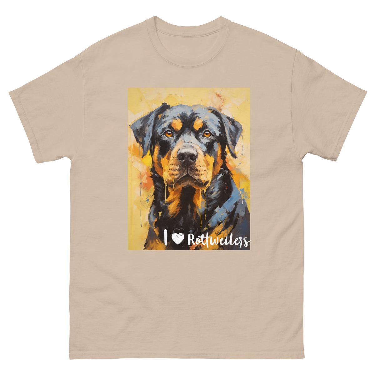 Men's classic tee - I ❤ DOGS - Rottweiler