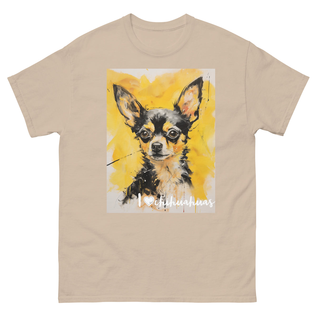 Men's classic tee - I ❤ DOGS - Chihuahua
