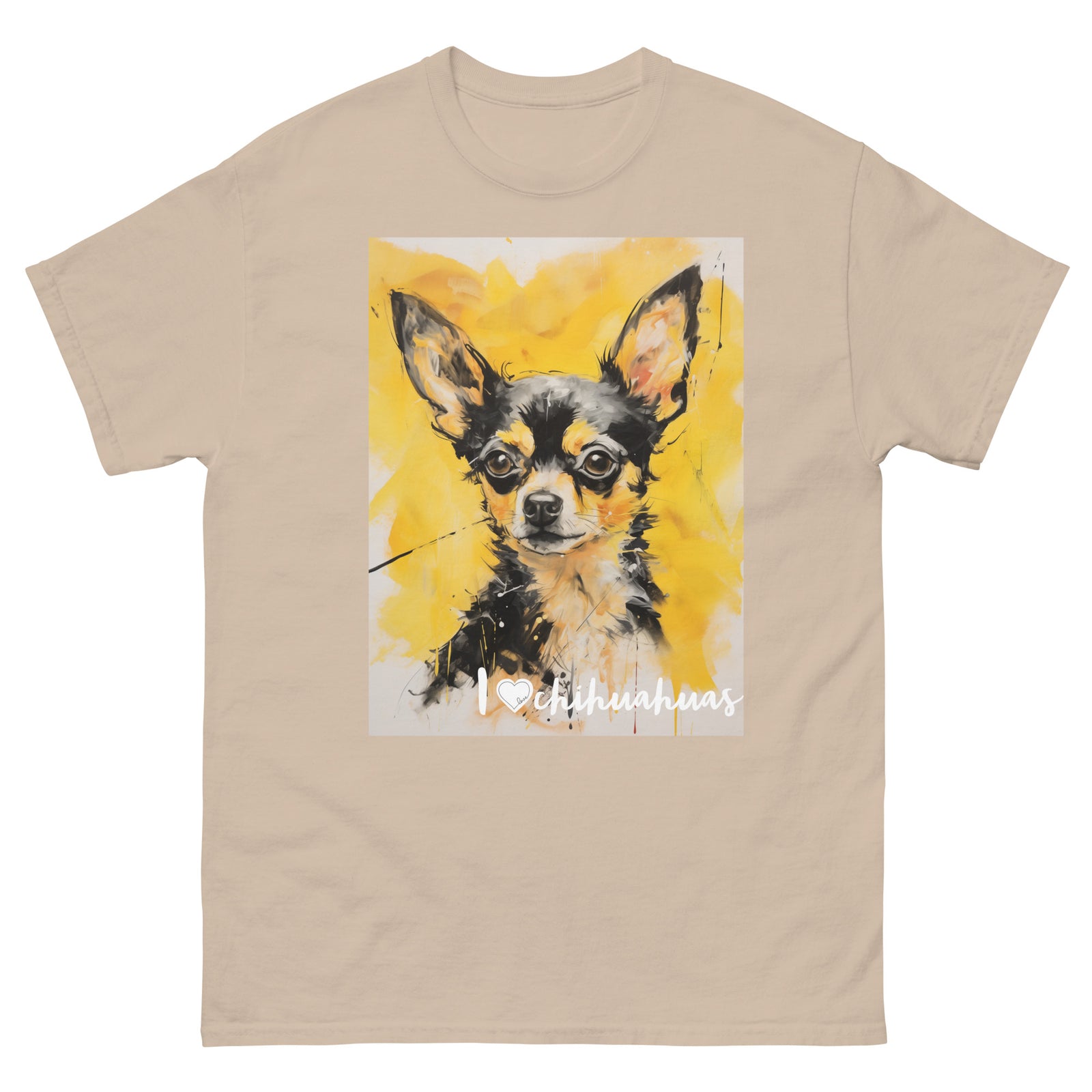 Men's classic tee - I ❤ DOGS - Chihuahua