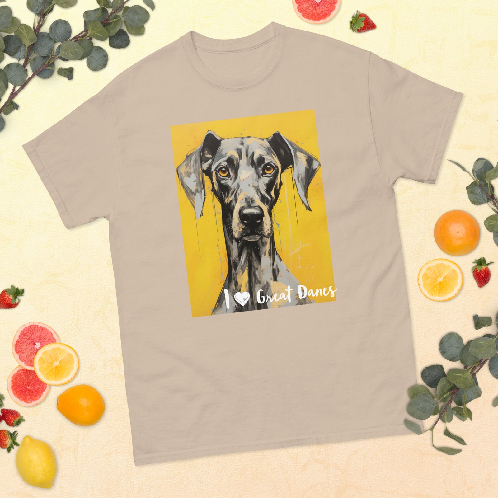 Men's classic tee - I ❤ DOGS - Great Dane