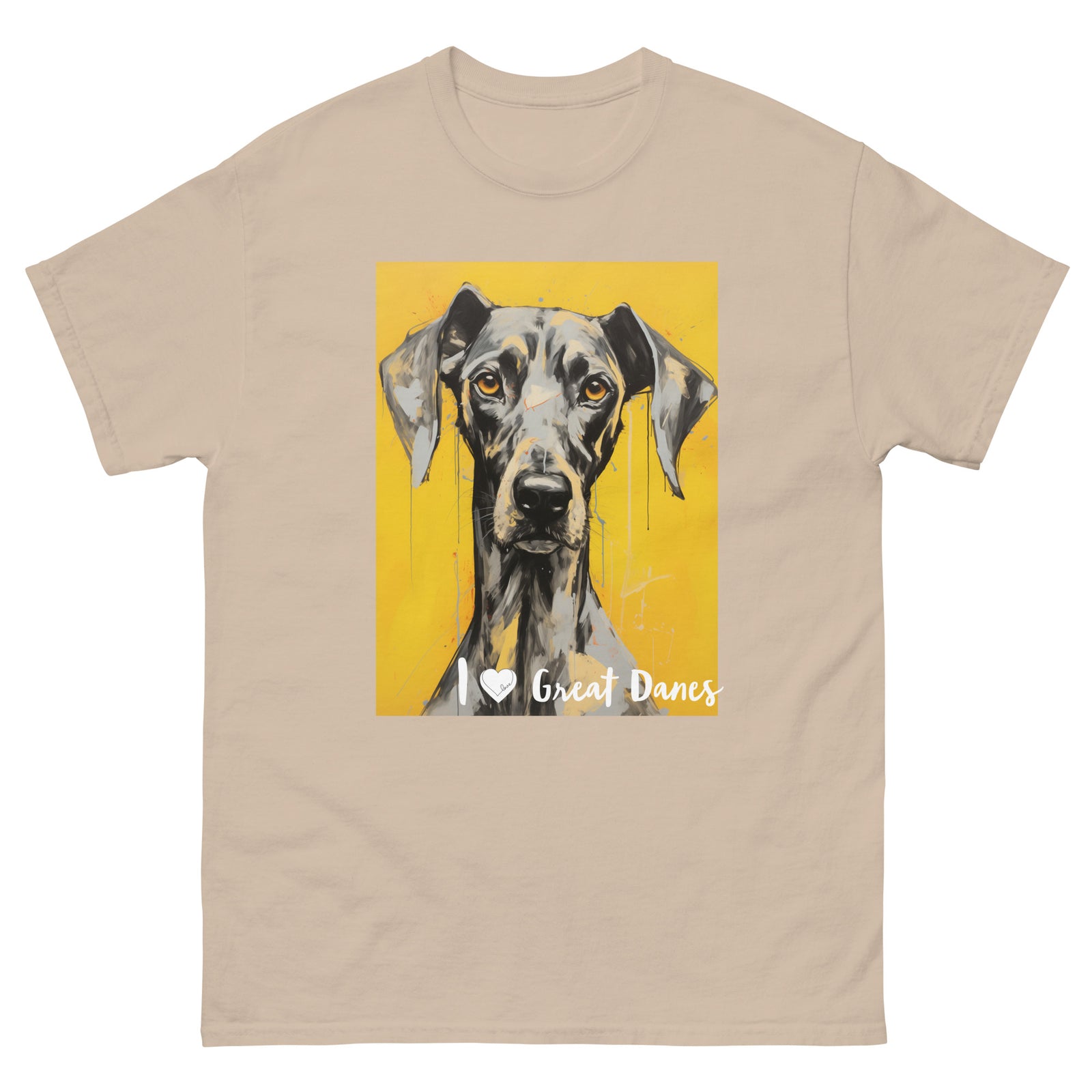 Men's classic tee - I ❤ DOGS - Great Dane
