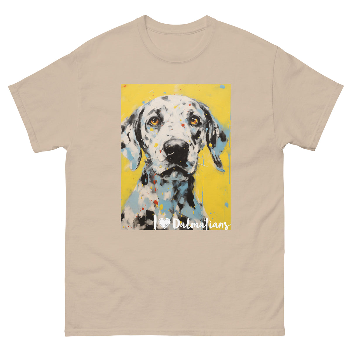 Men's classic tee - I ❤ DOGS - Dalmatian