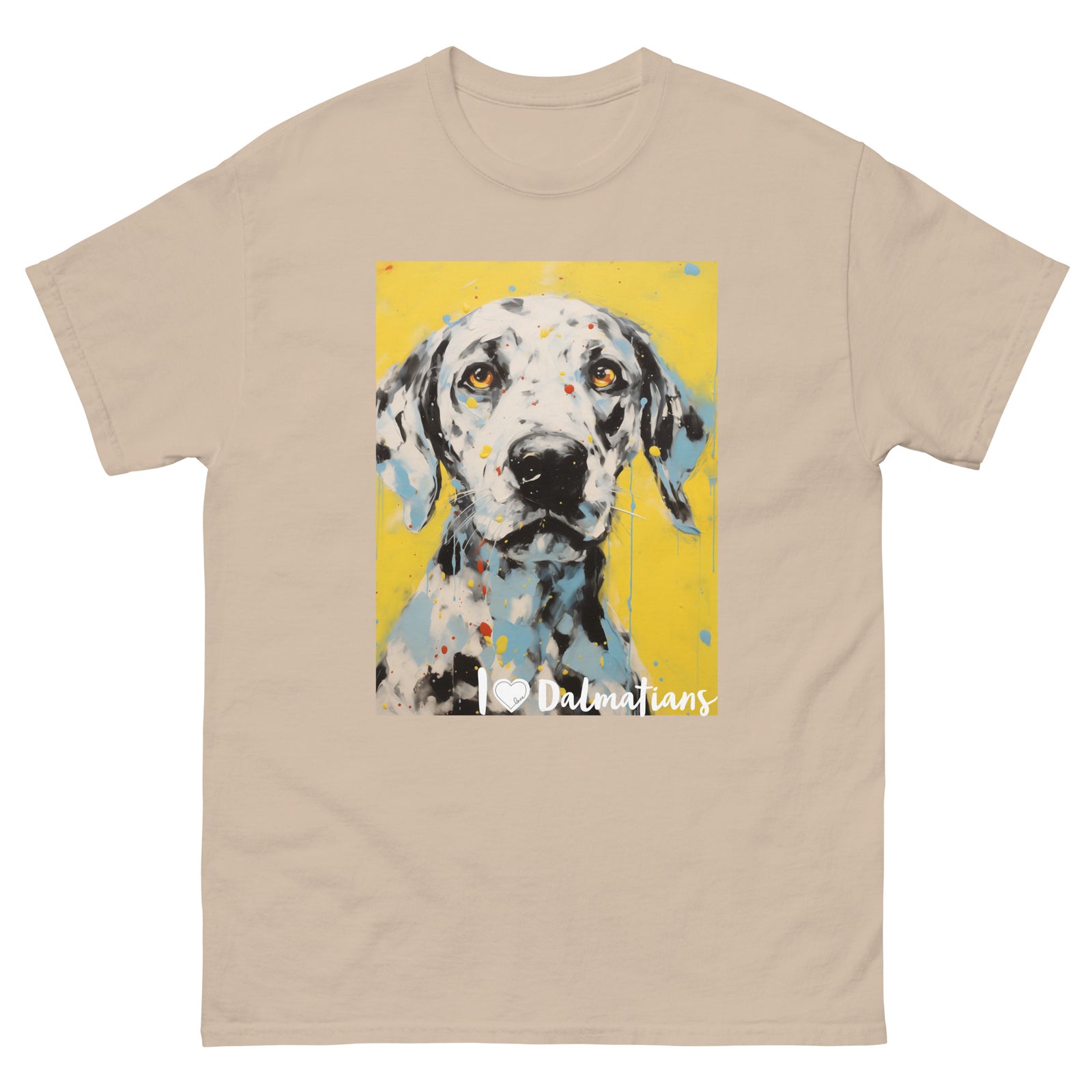 Men's classic tee - I ❤ DOGS - Dalmatian