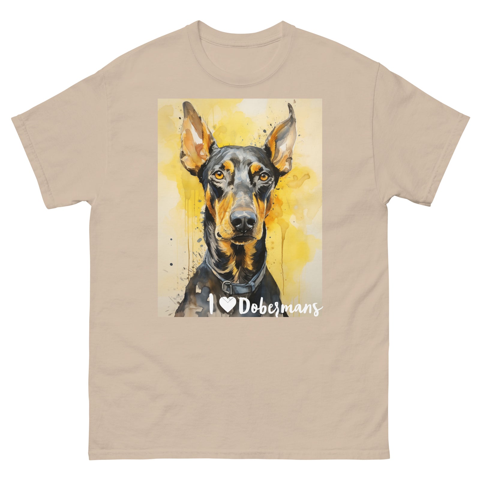 Men's classic tee - I ❤ DOGS - Doberman Pinscher