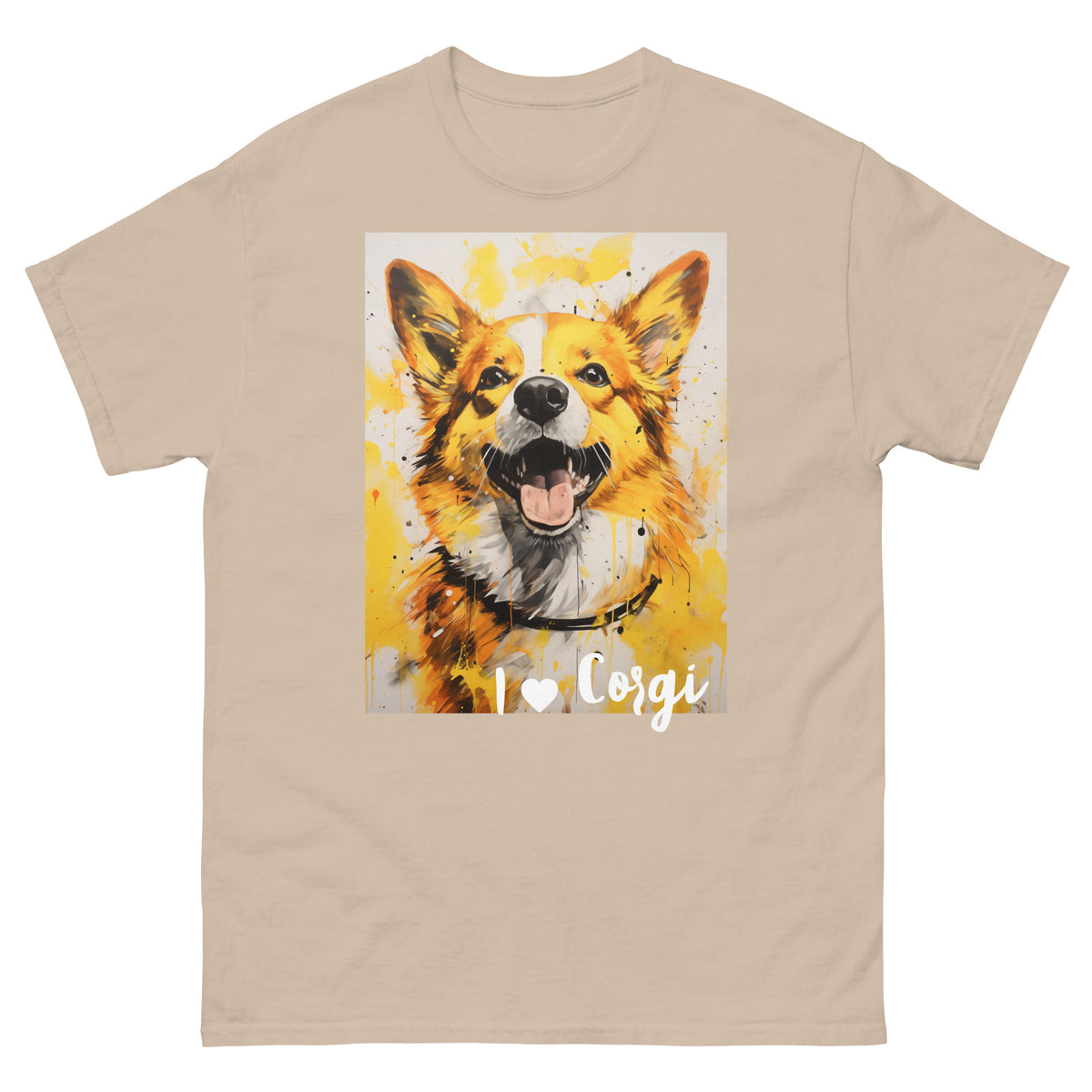 Men's classic tee - I ❤ DOGS - Pembroke Welsh Corgi