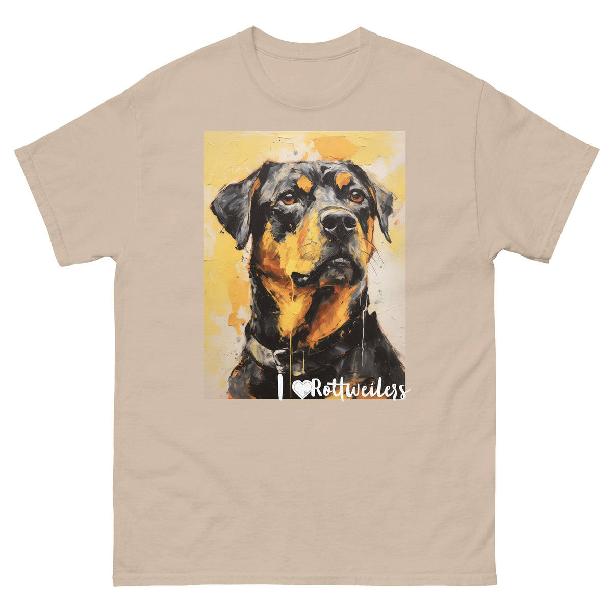 Men's classic tee - I ❤ DOGS - Rottweiler