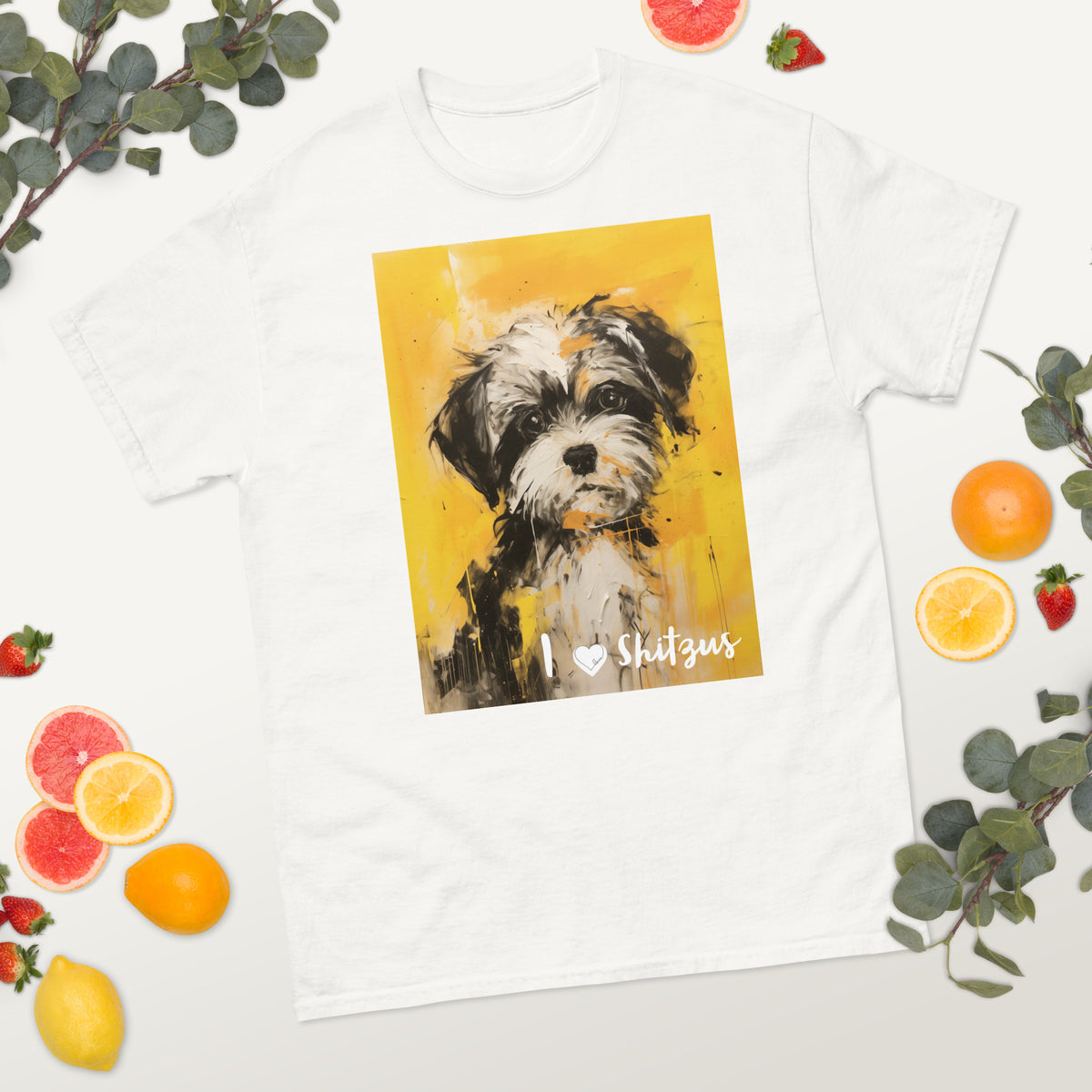 Men's classic tee - I ❤ DOGS - Shih Tzu
