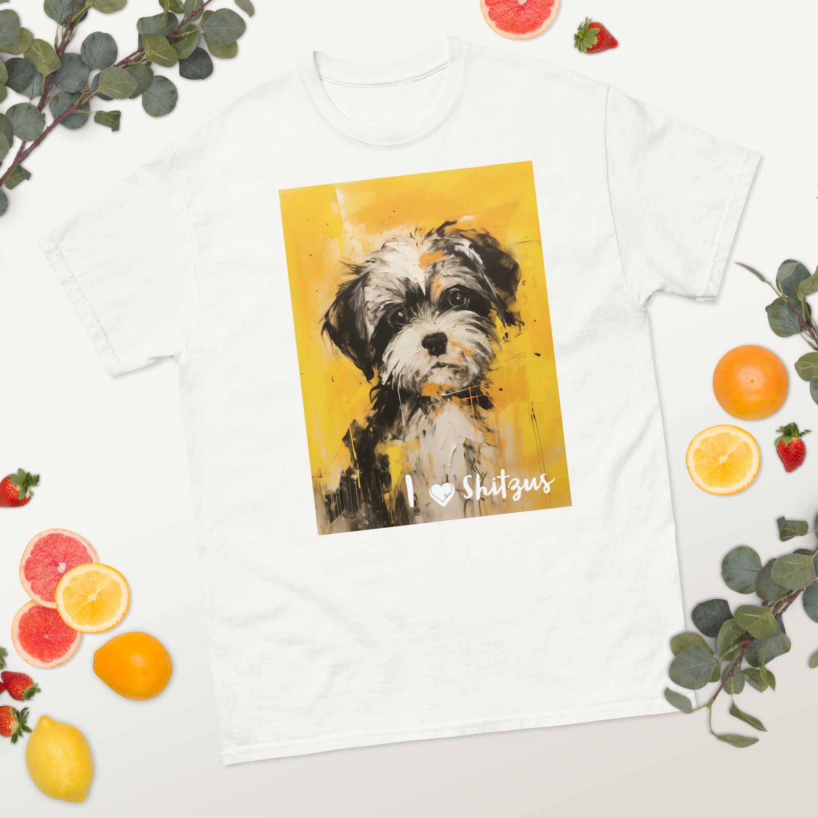 Men's classic tee - I ❤ DOGS - Shih Tzu