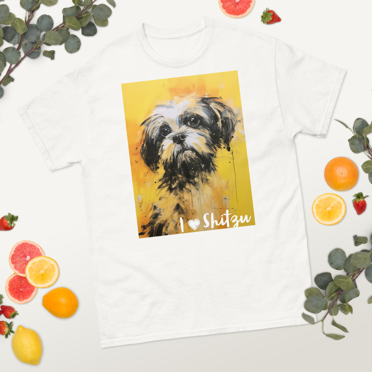 Men's classic tee - I ❤ DOGS - Shih Tzu