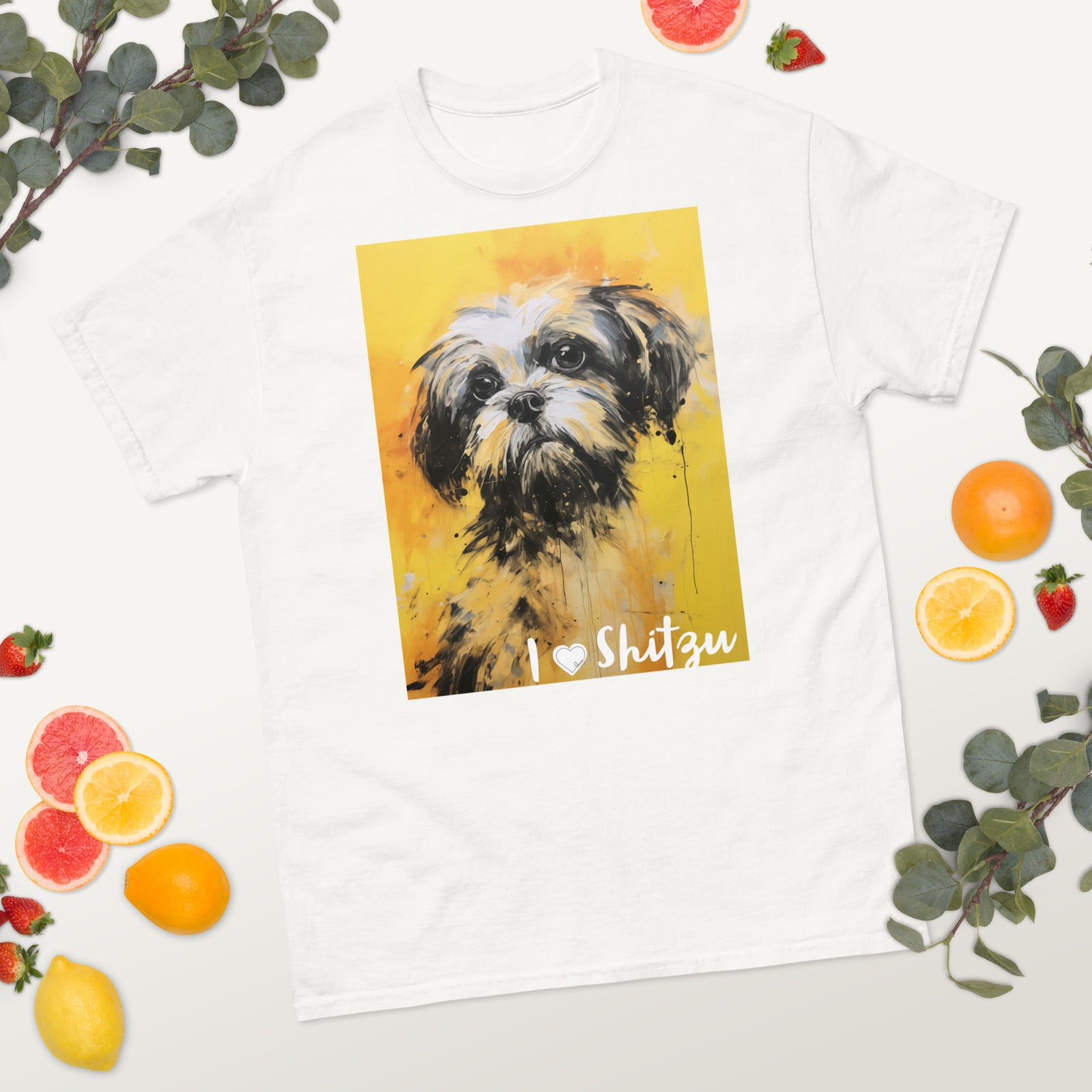Men's classic tee - I ❤ DOGS - Shih Tzu
