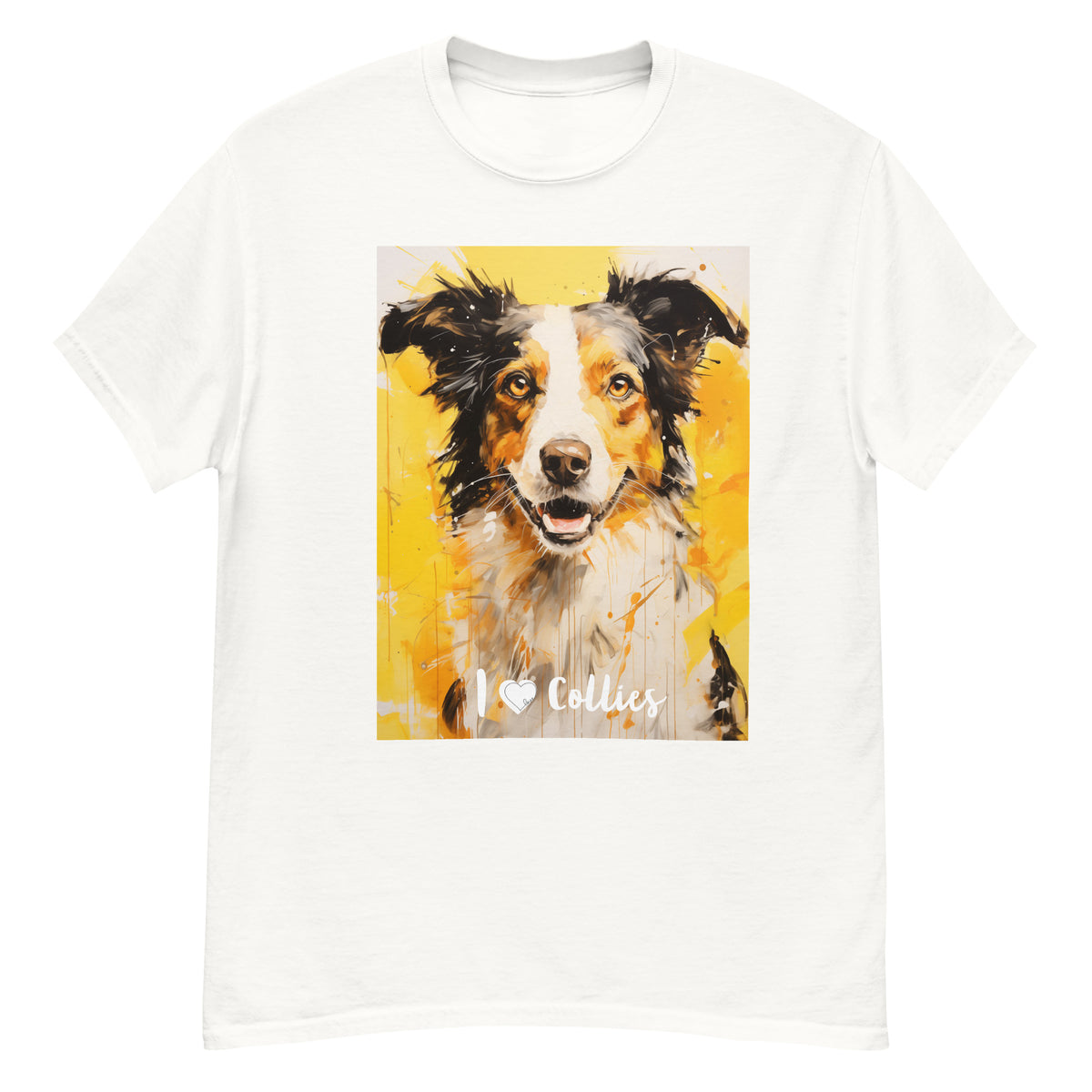 Men's classic tee - I ❤ DOGS - Border Collie