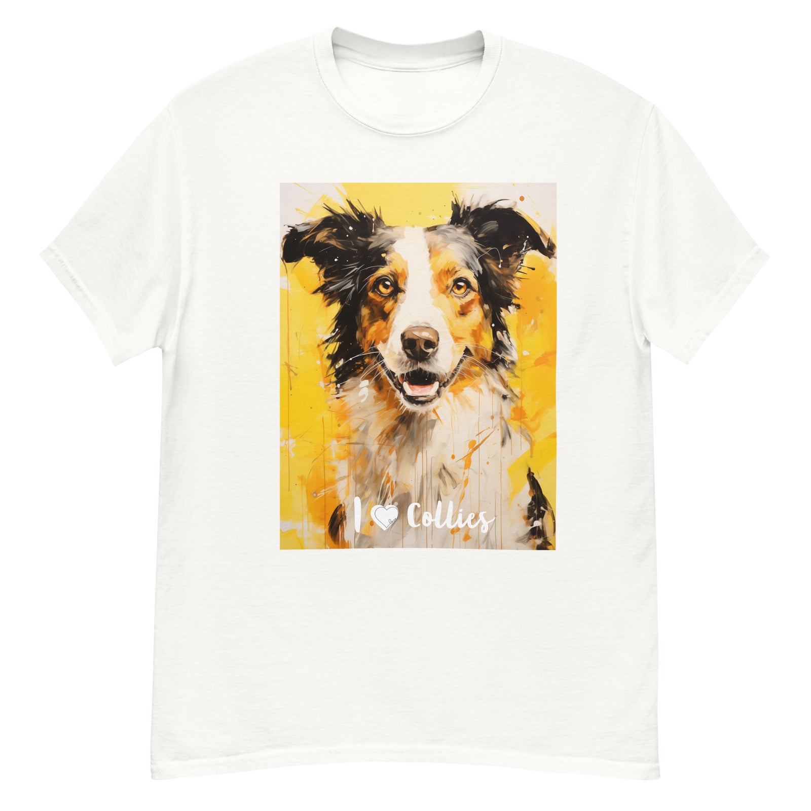 Men's classic tee - I ❤ DOGS - Border Collie