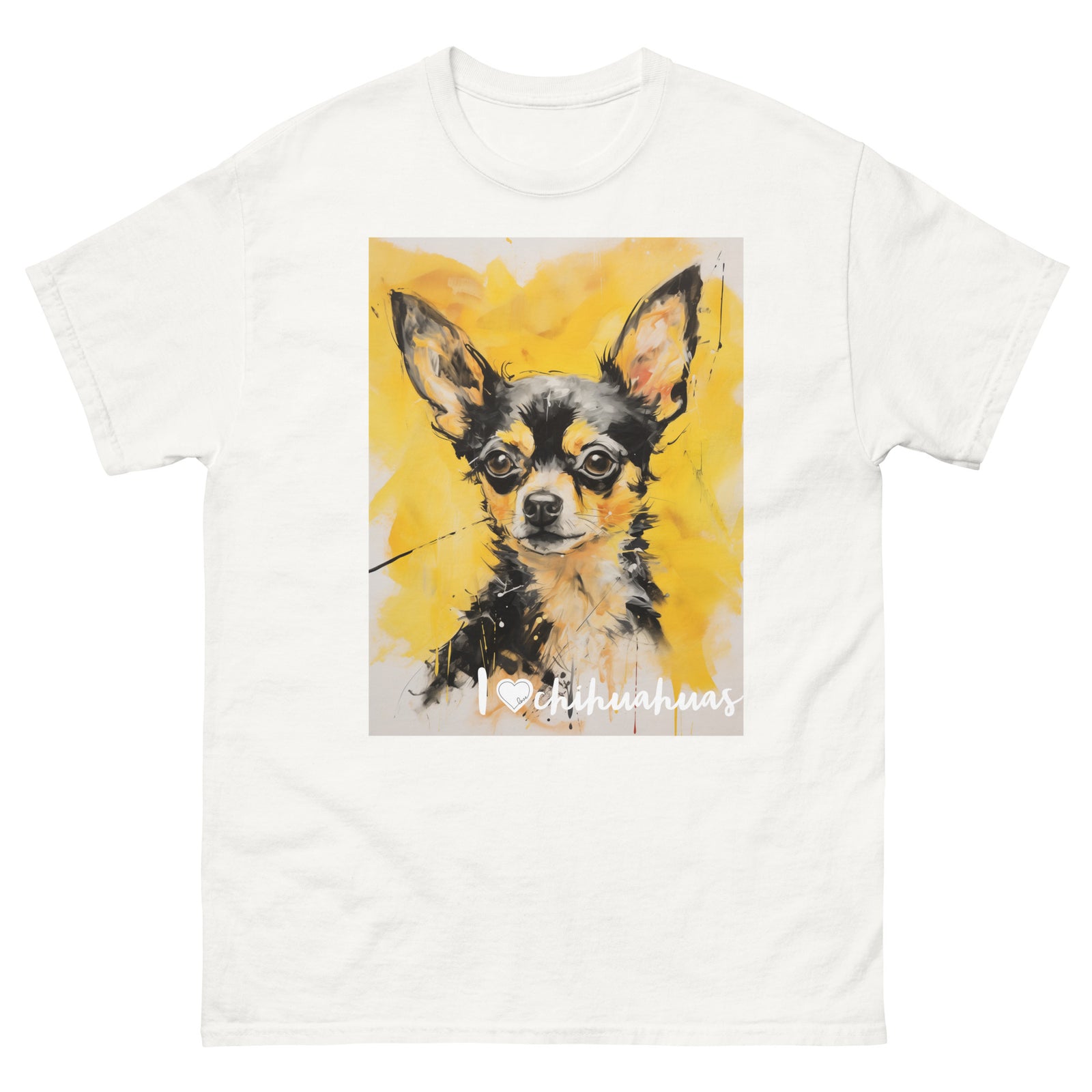 Men's classic tee - I ❤ DOGS - Chihuahua