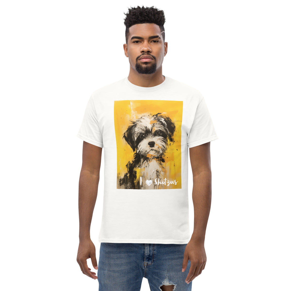 Men's classic tee - I ❤ DOGS - Shih Tzu