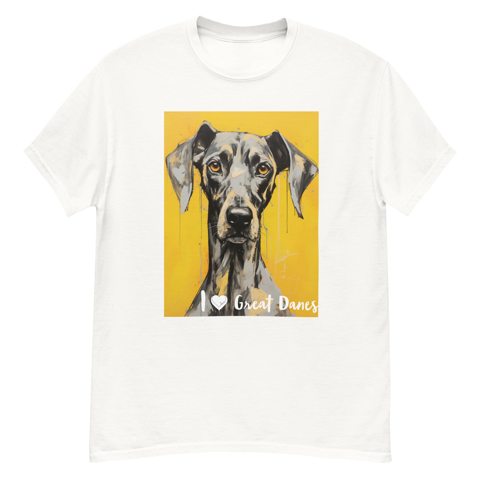 Men's classic tee - I ❤ DOGS - Great Dane