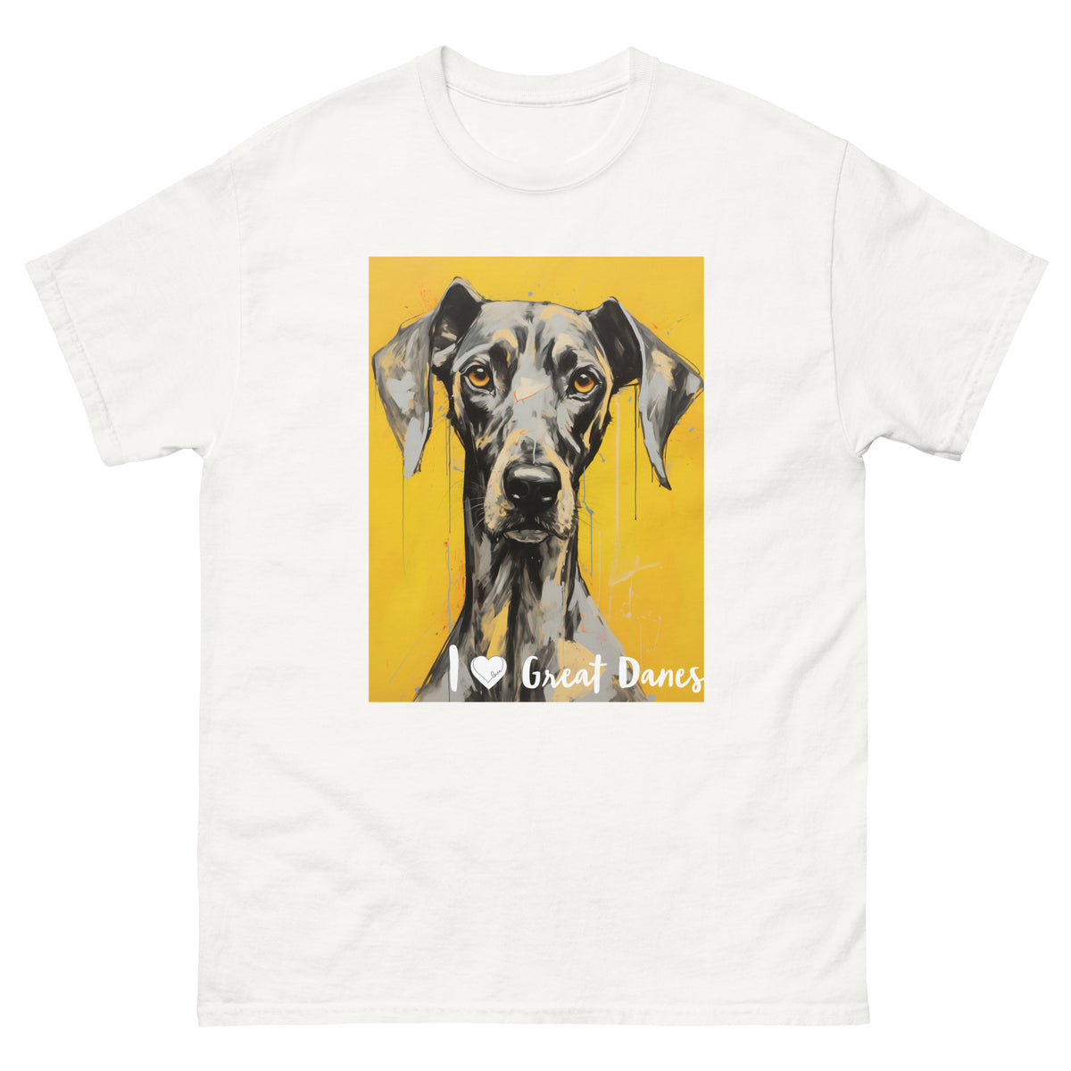 Men's classic tee - I ❤ DOGS - Great Dane