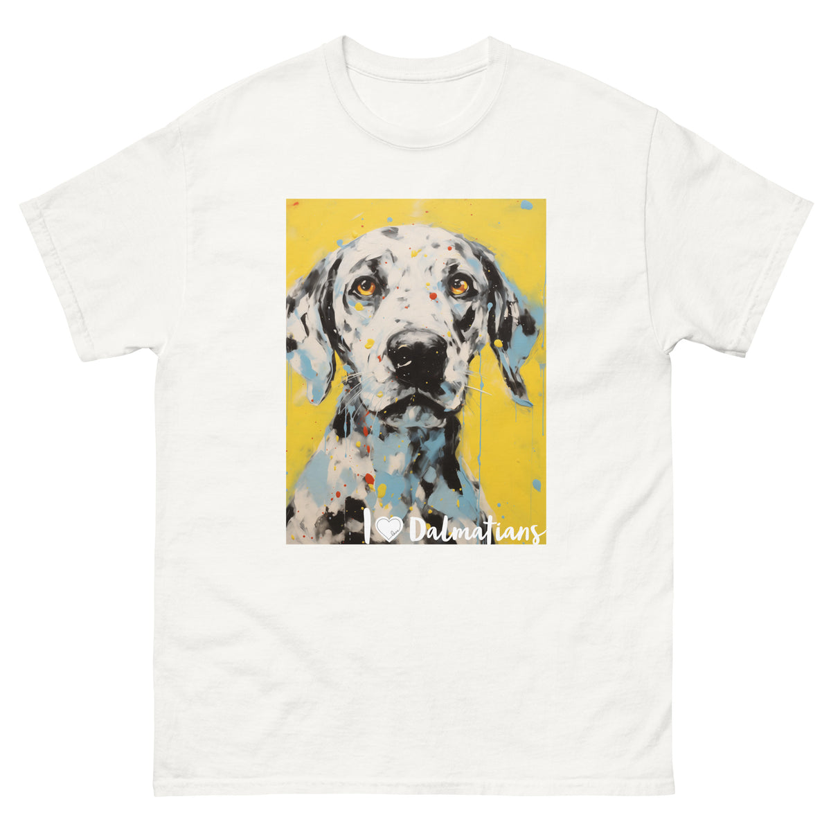 Men's classic tee - I ❤ DOGS - Dalmatian