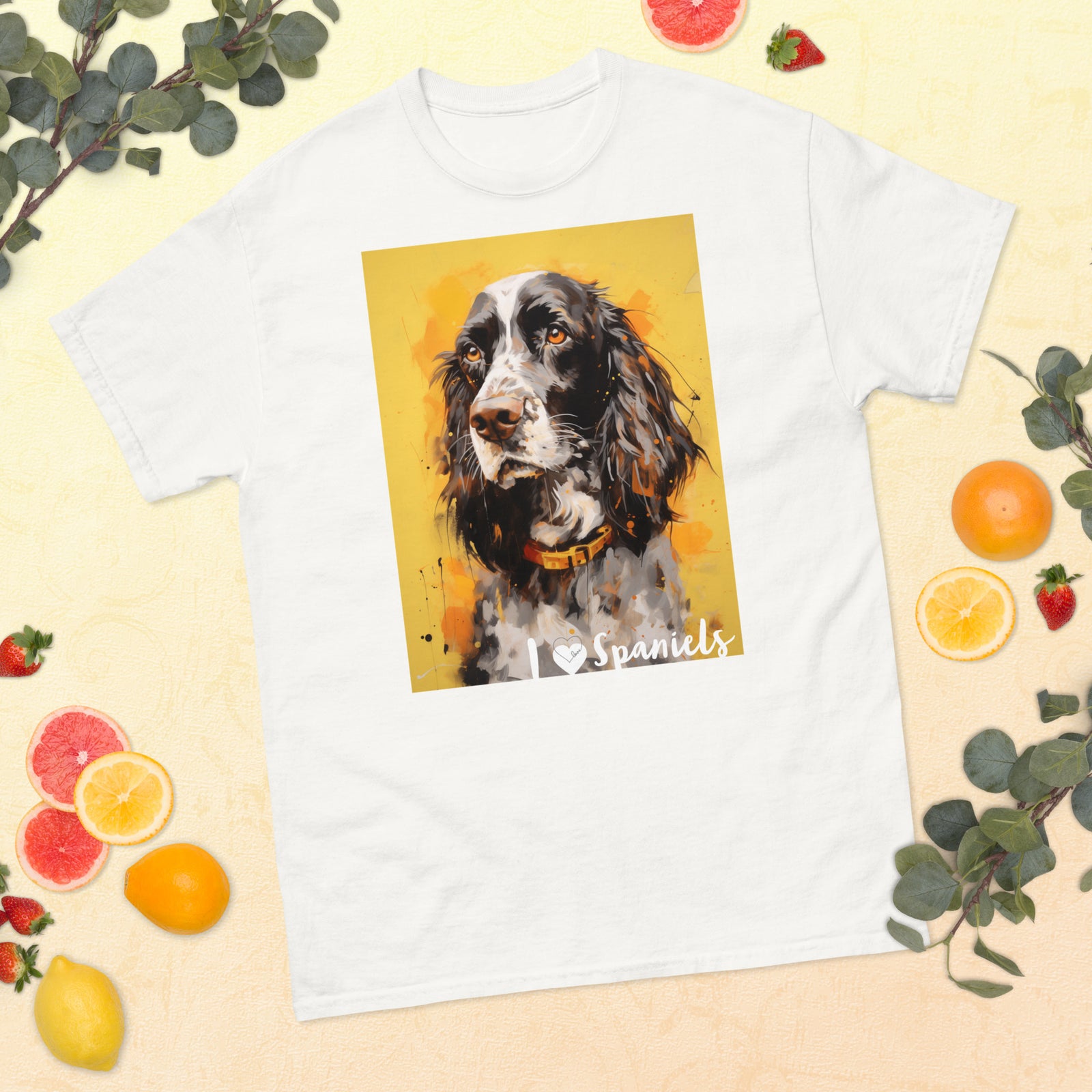 Men's classic tee - I ❤ DOGS - Cocker Spaniel (American)