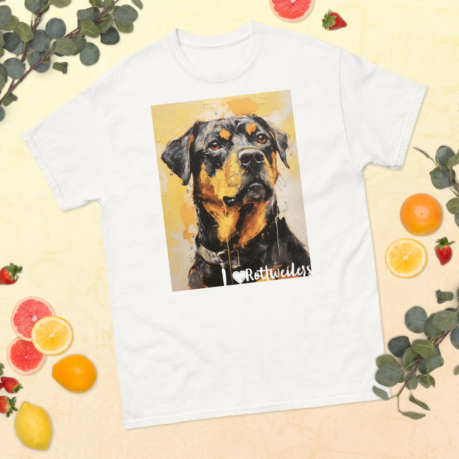 Men's classic tee - I ❤ DOGS - Rottweiler