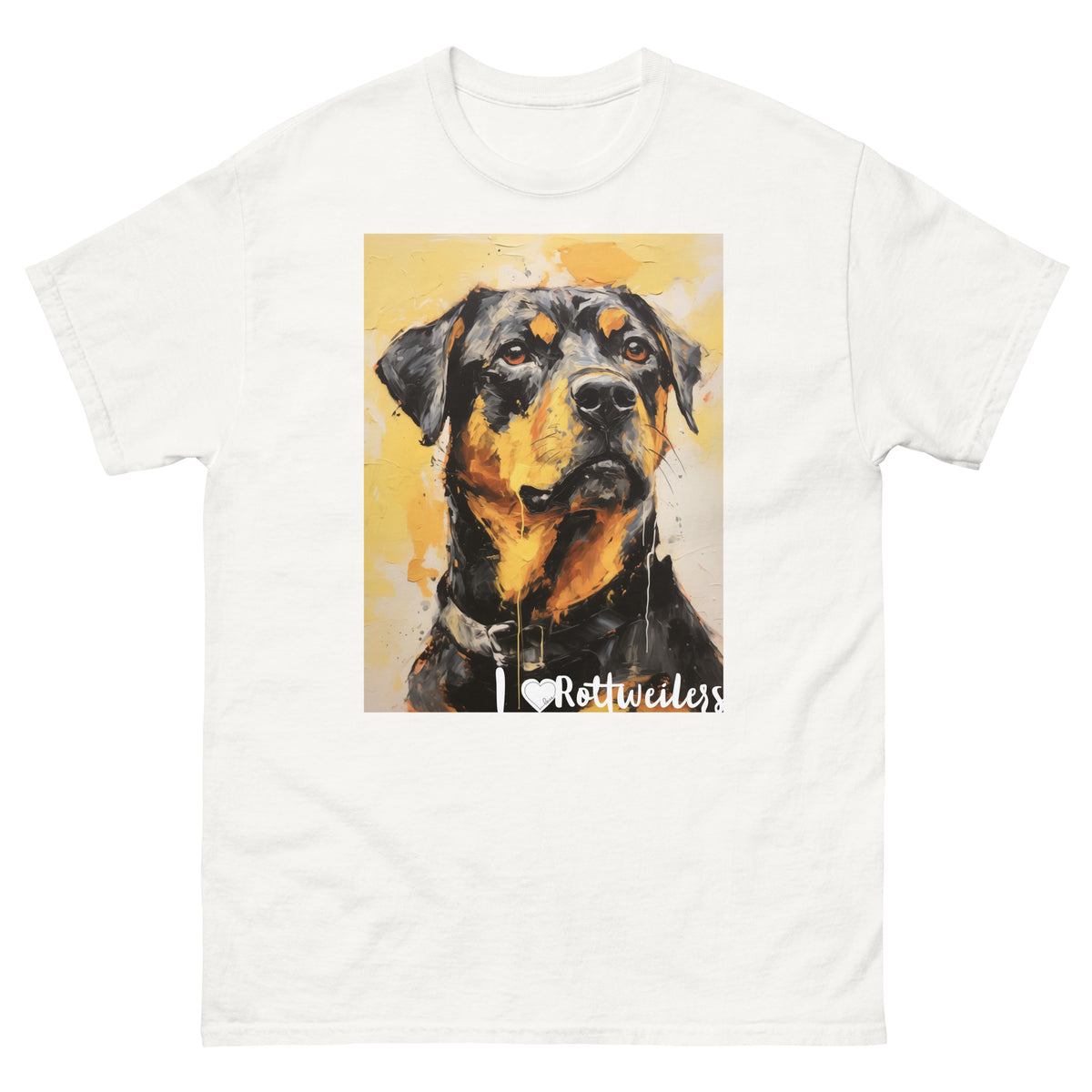 Men's classic tee - I ❤ DOGS - Rottweiler