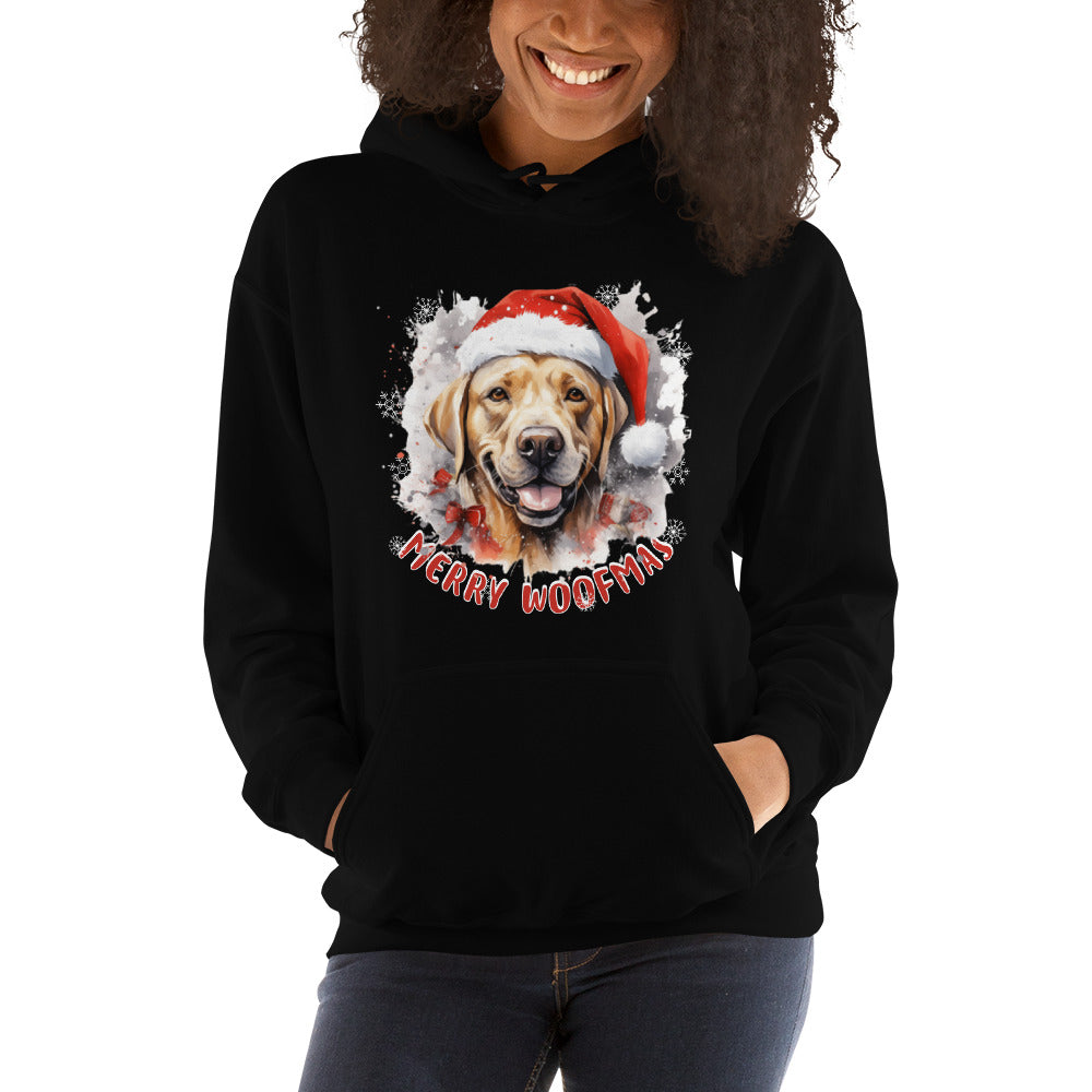 Unisex Hoodie Labrador Retriever - Merry Woofmas