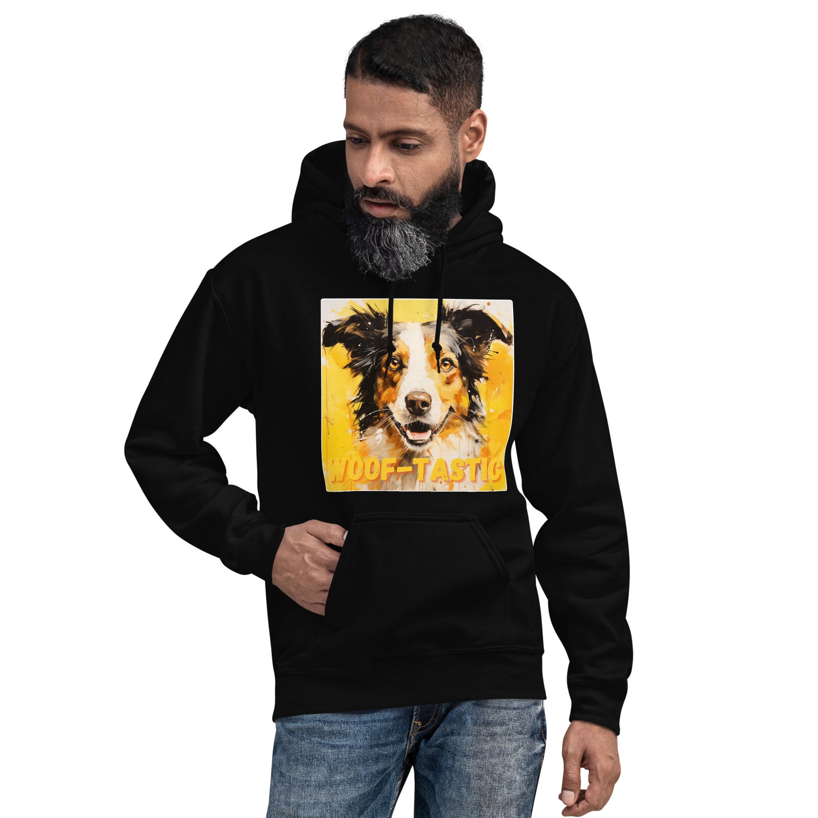 Unisex Hoodie Woof-tastic Border Collie