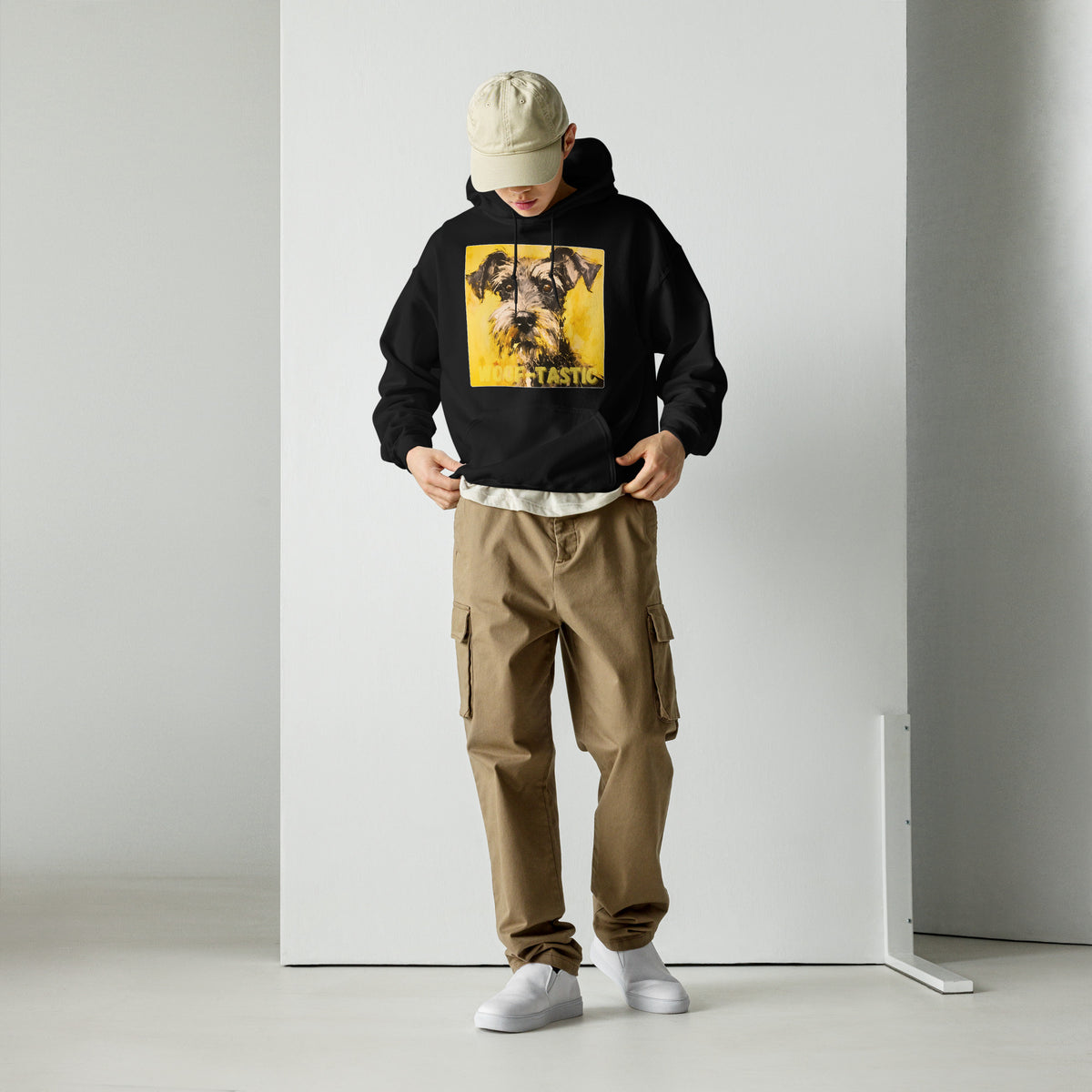 Unisex Hoodie, Woof-tastic Miniature Schnauzer