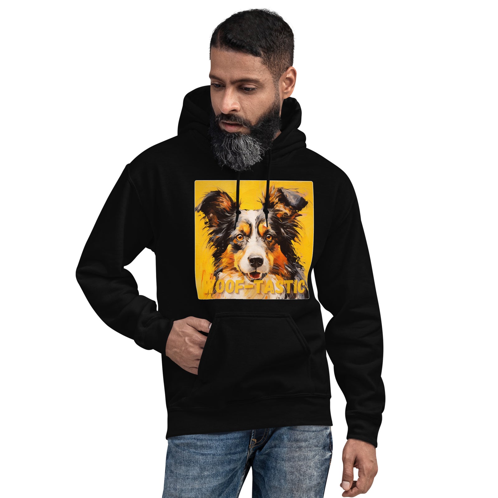 Unisex Hoodie, Woof-tastic Shetland Sheepdog