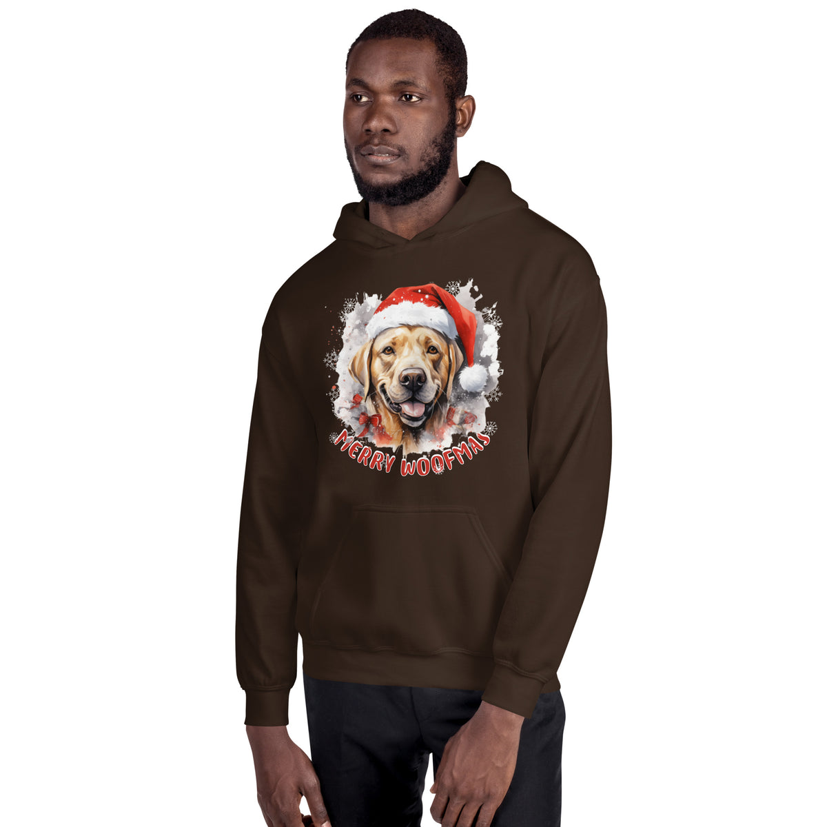 Unisex Hoodie Labrador Retriever - Merry Woofmas