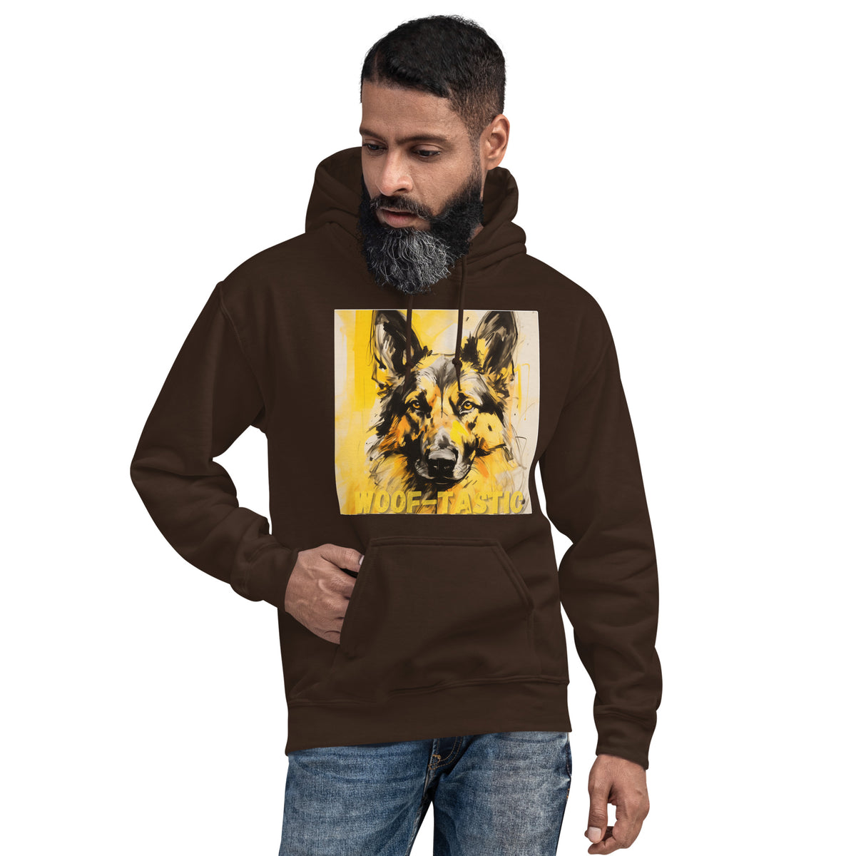 Unisex Hoodie, Woof-tastic German Shepherd