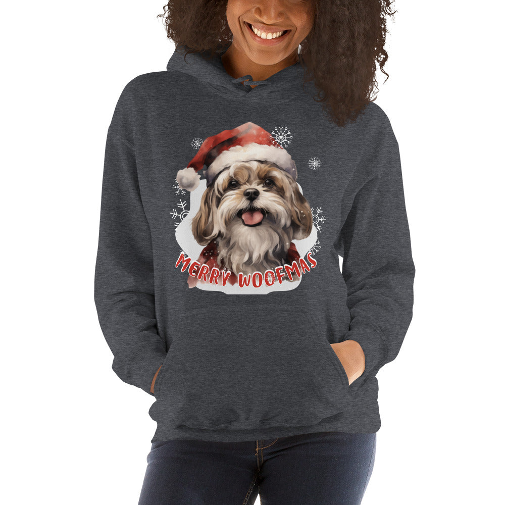 Unisex Hoodie Shitzu - Merry Woofmas