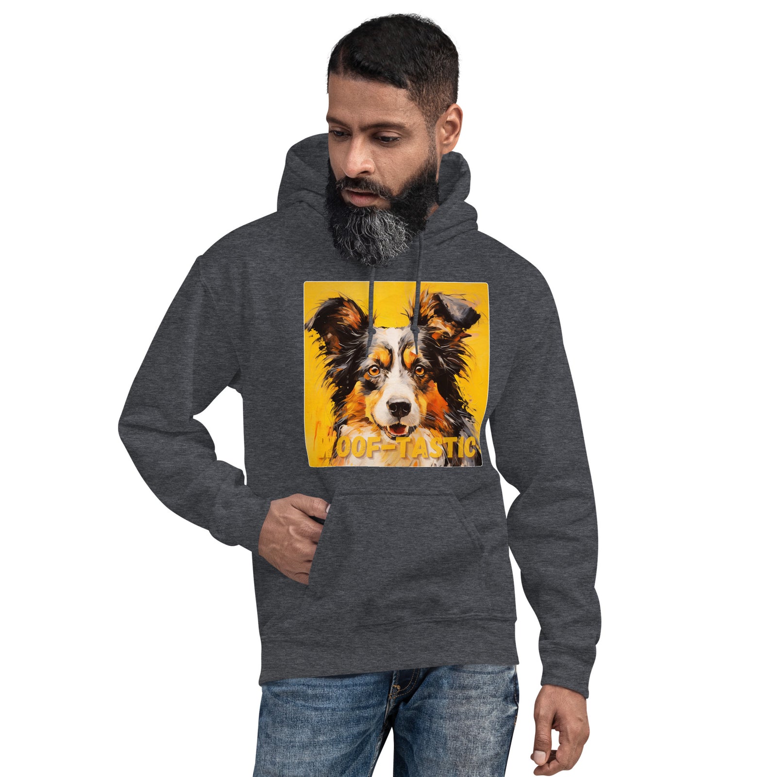 Unisex Hoodie, Woof-tastic Shetland Sheepdog