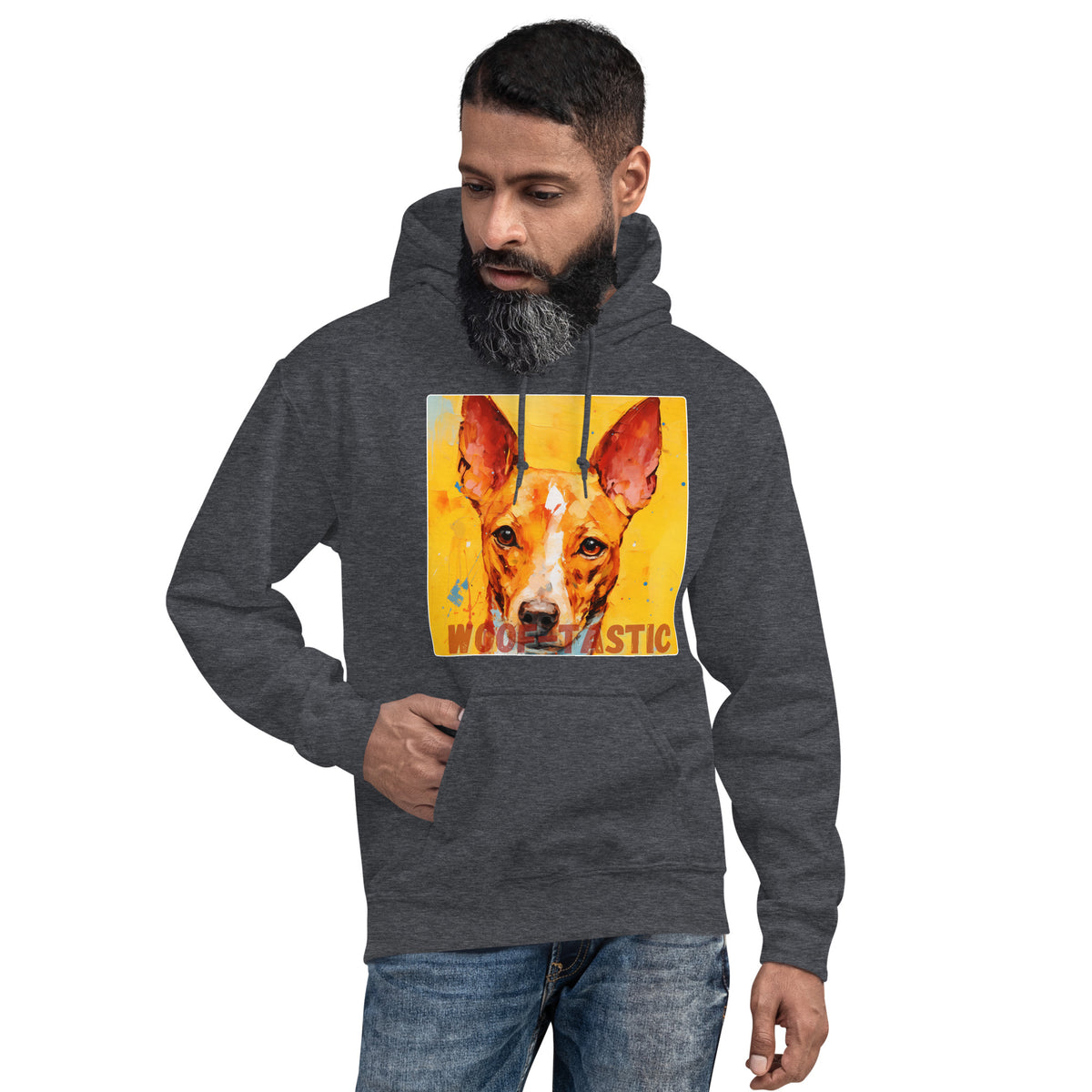 Unisex Hoodie, Woof-tastic Basenjie