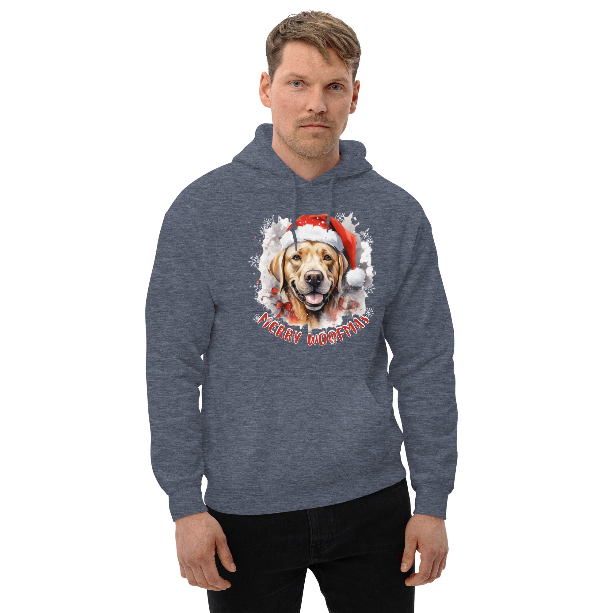 Unisex Hoodie Labrador Retriever - Merry Woofmas