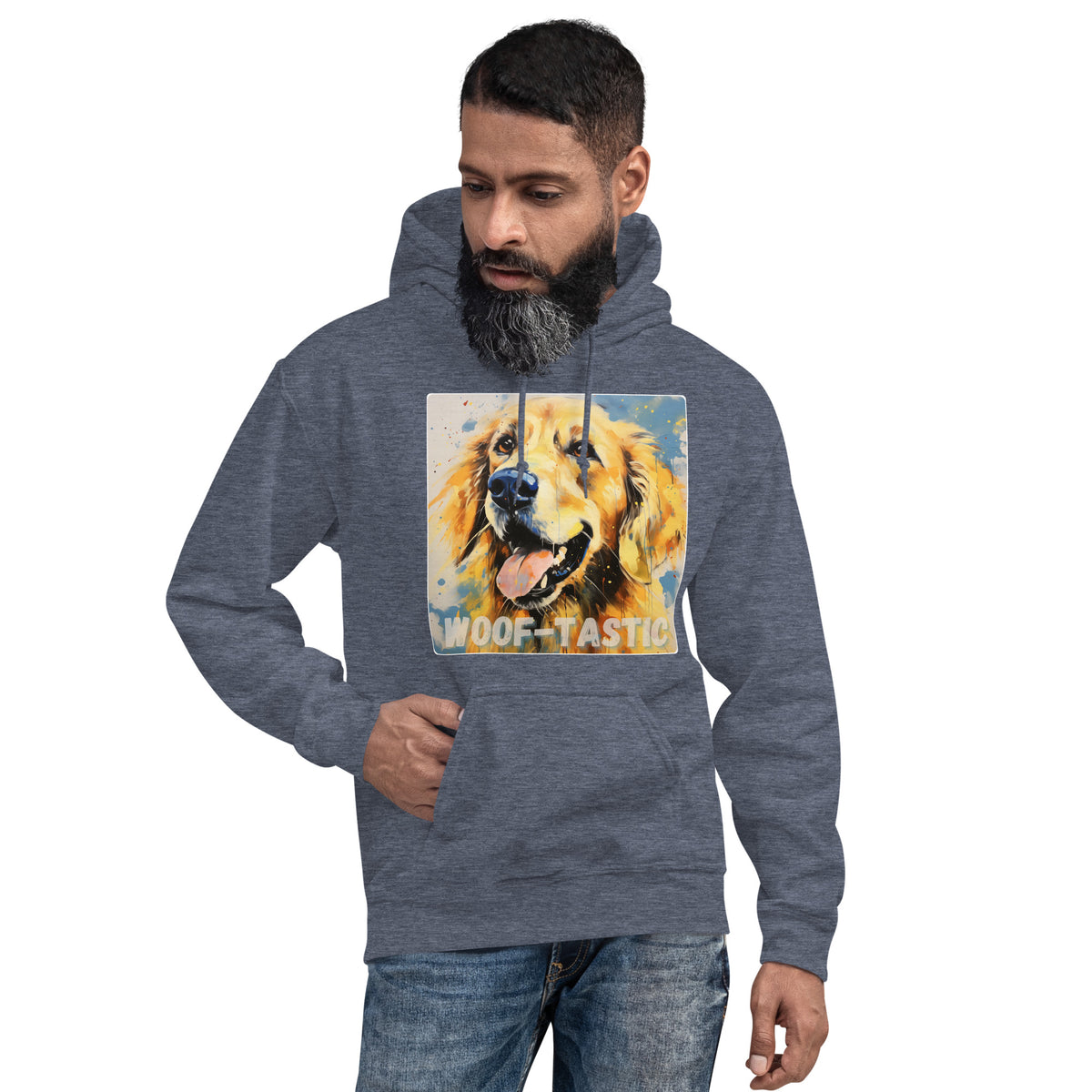 Unisex Hoodie Woof-tastic - Golden Retriever