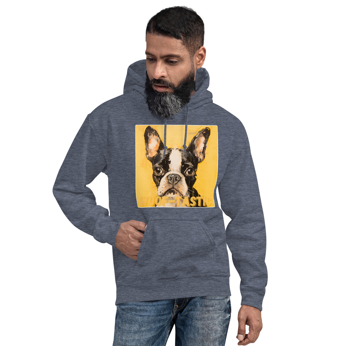 Unisex Hoodie Woof-tastic Boston Terrier