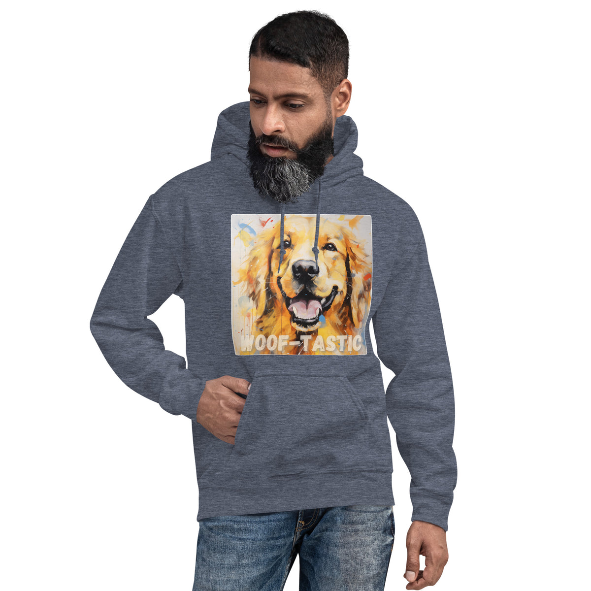 Unisex Hoodie Woof-tastic Golden Retriever