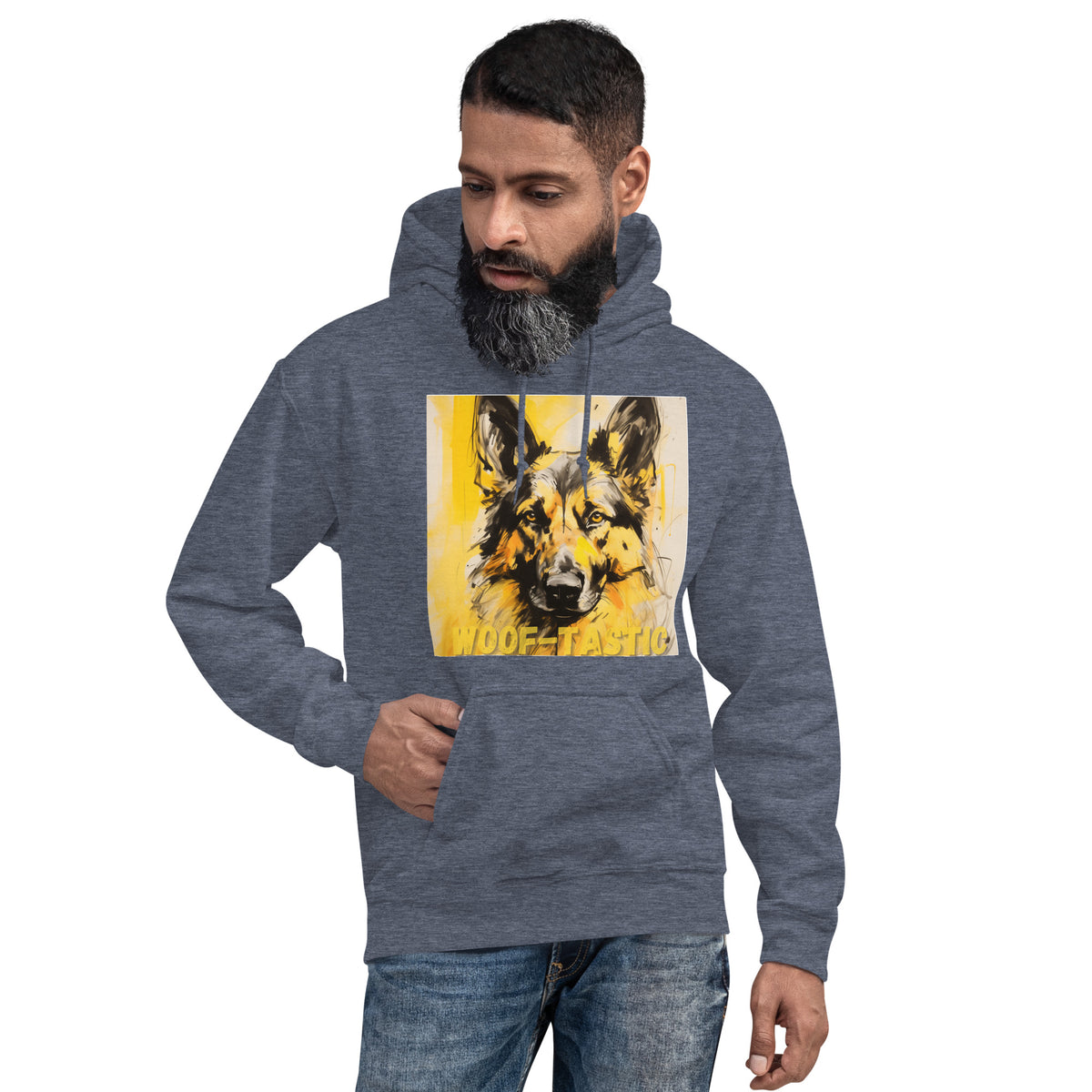 Unisex Hoodie, Woof-tastic German Shepherd