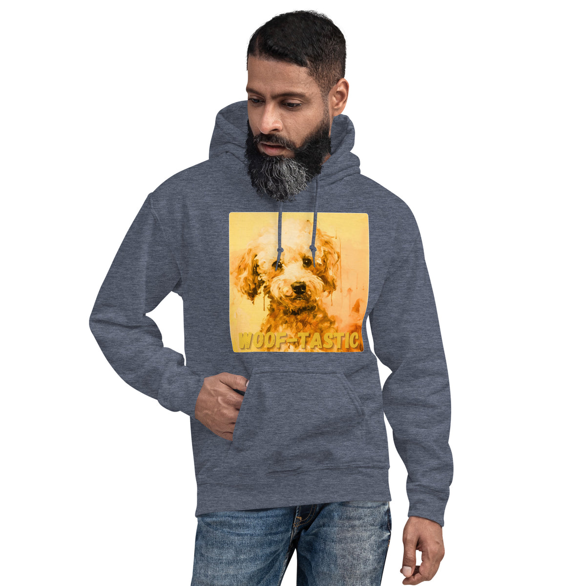 Unisex Hoodie, Woof-tastic Poodle