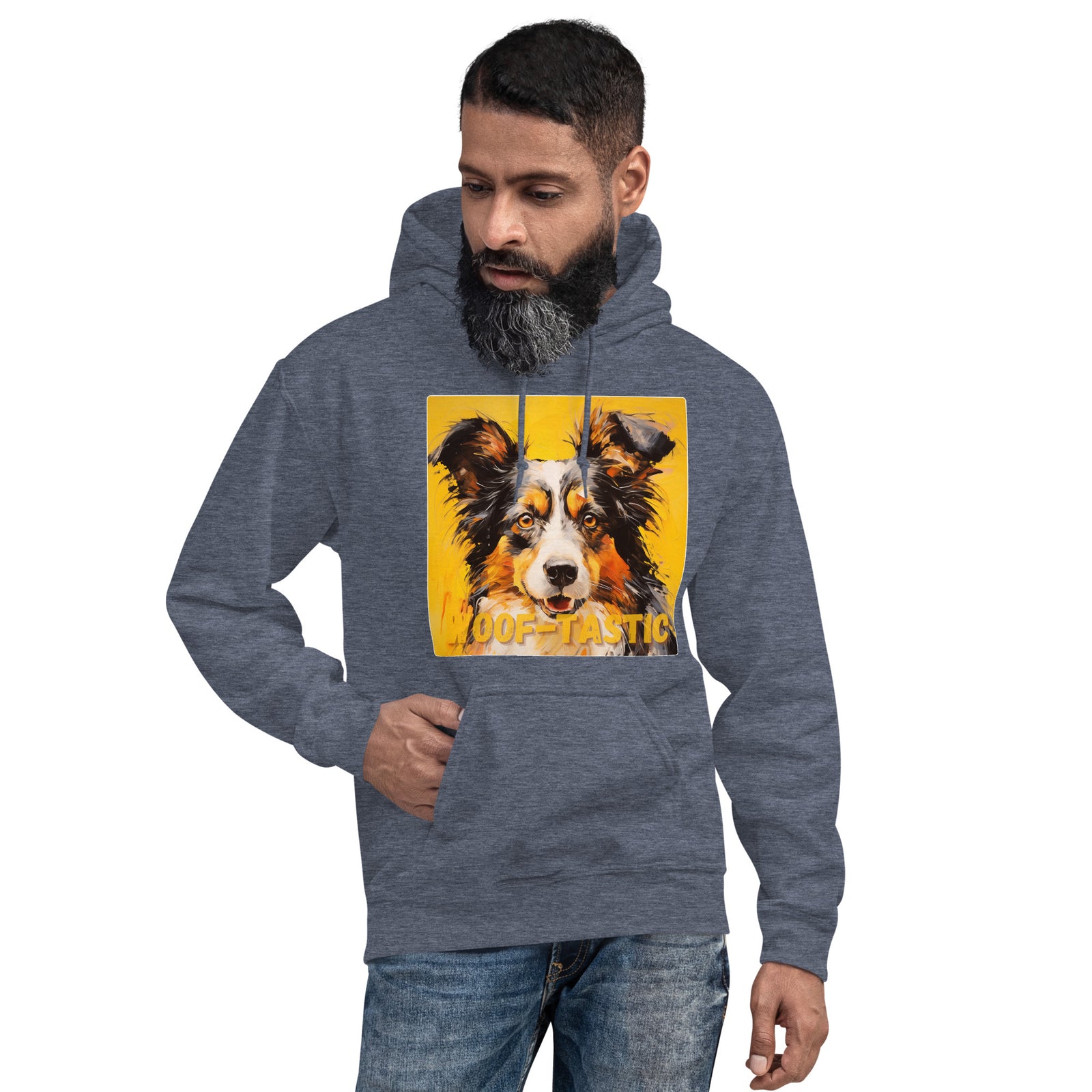 Unisex Hoodie, Woof-tastic Shetland Sheepdog