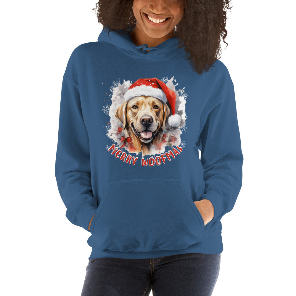 Unisex Hoodie Labrador Retriever - Merry Woofmas