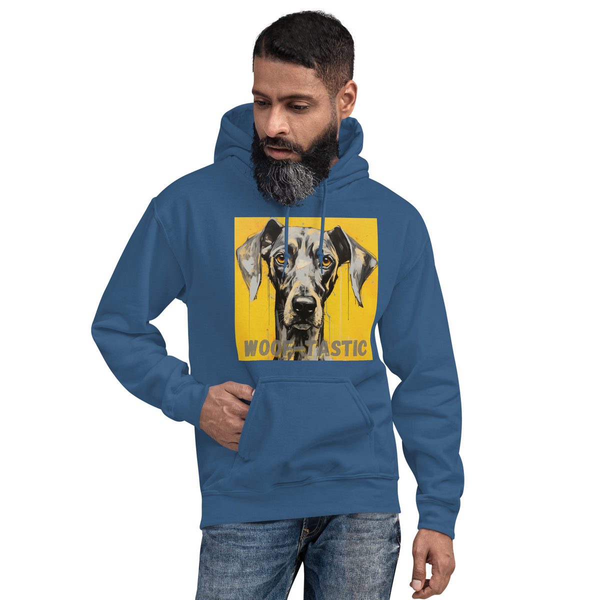 Unisex Hoodie, Woof-tastic Great Dane