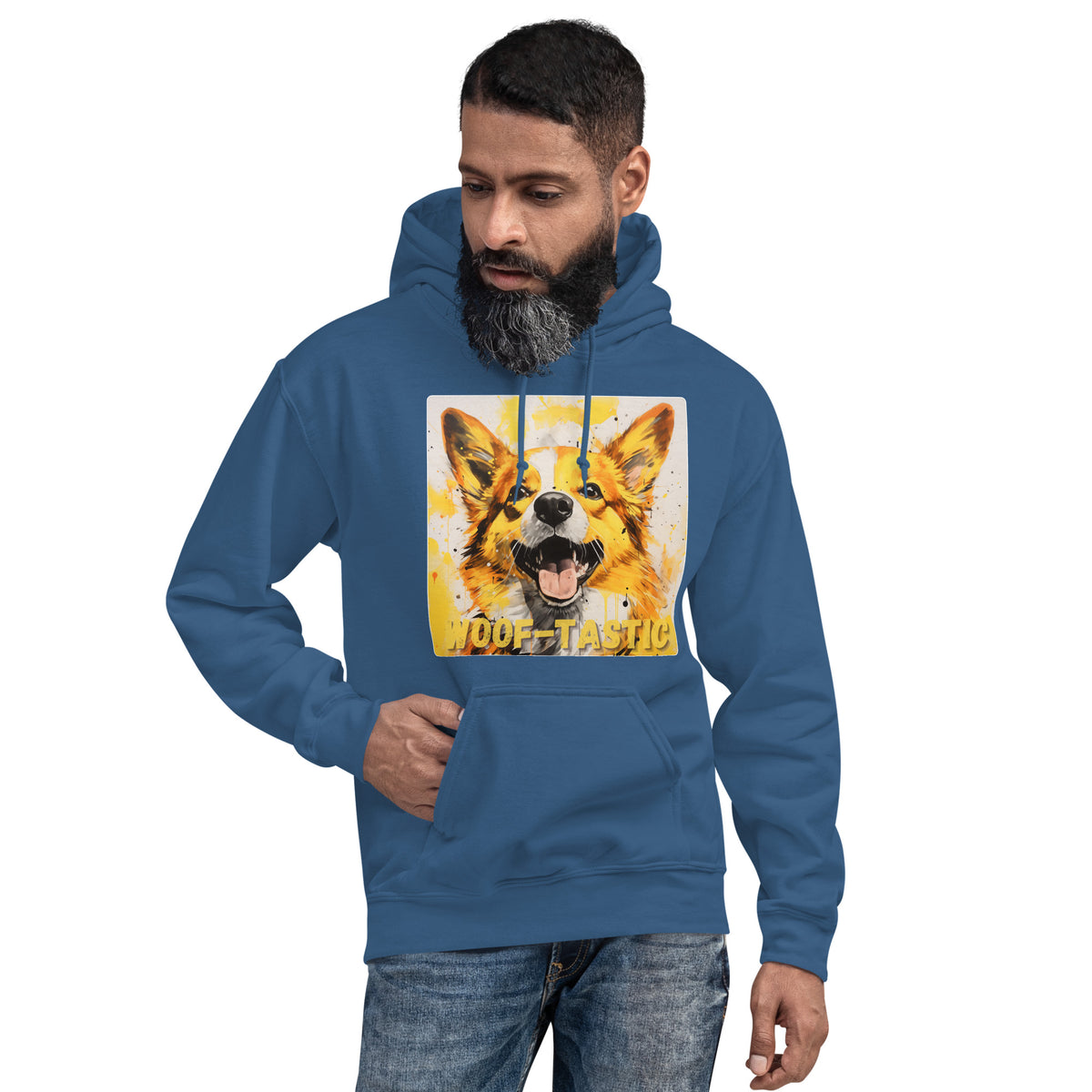 Unisex Hoodie, Woof-tastic Pembroke Welsh Corgi