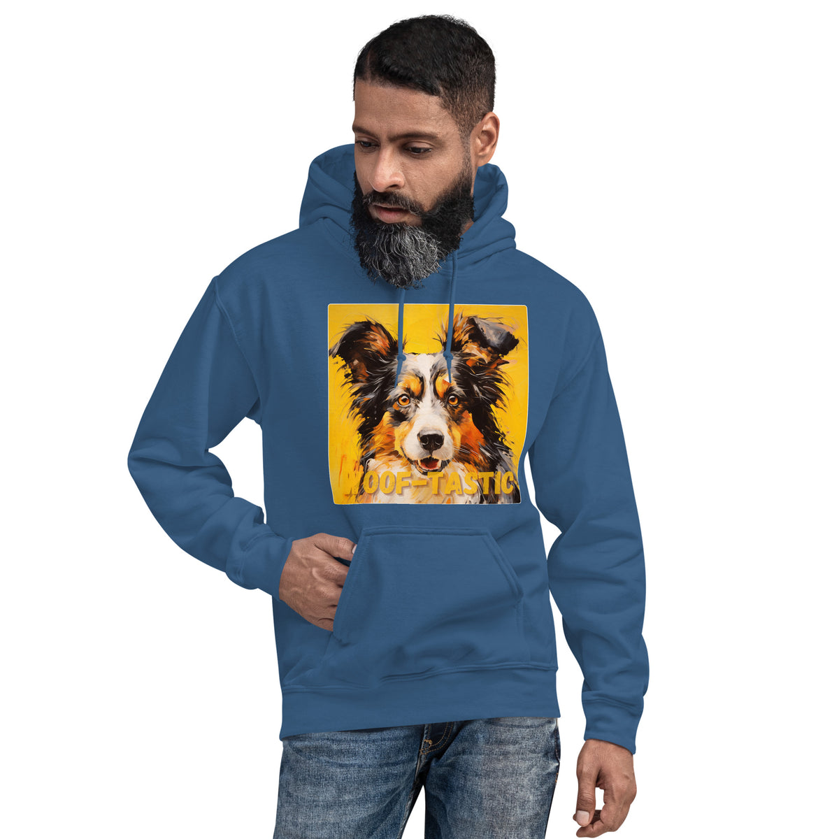 Unisex Hoodie, Woof-tastic Shetland Sheepdog