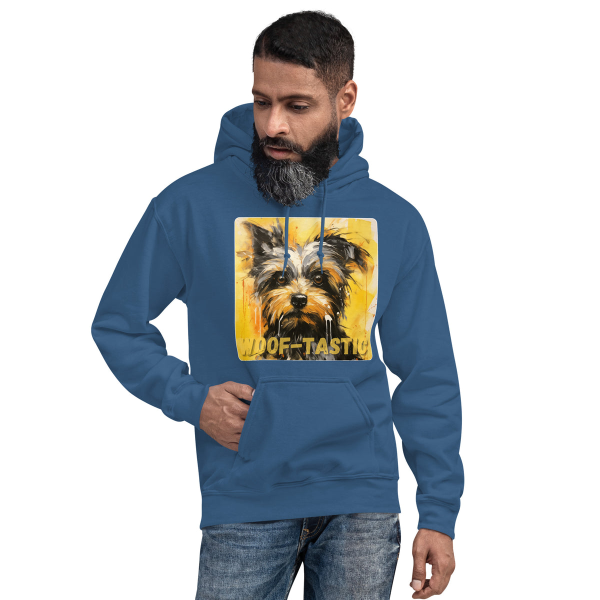 Unisex Hoodie, Woof-tastic Yorkshire Terrier