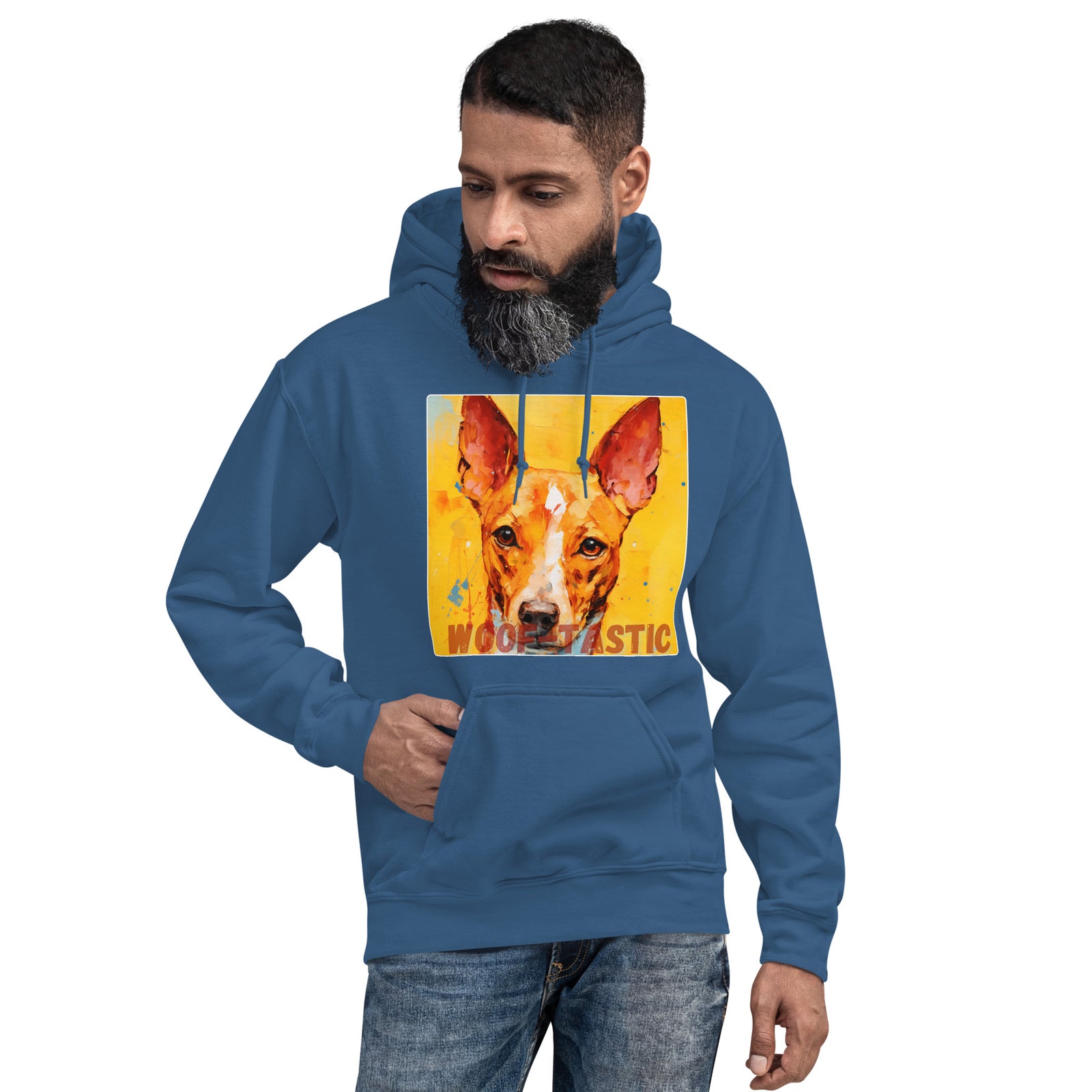 Unisex Hoodie, Woof-tastic Basenjie